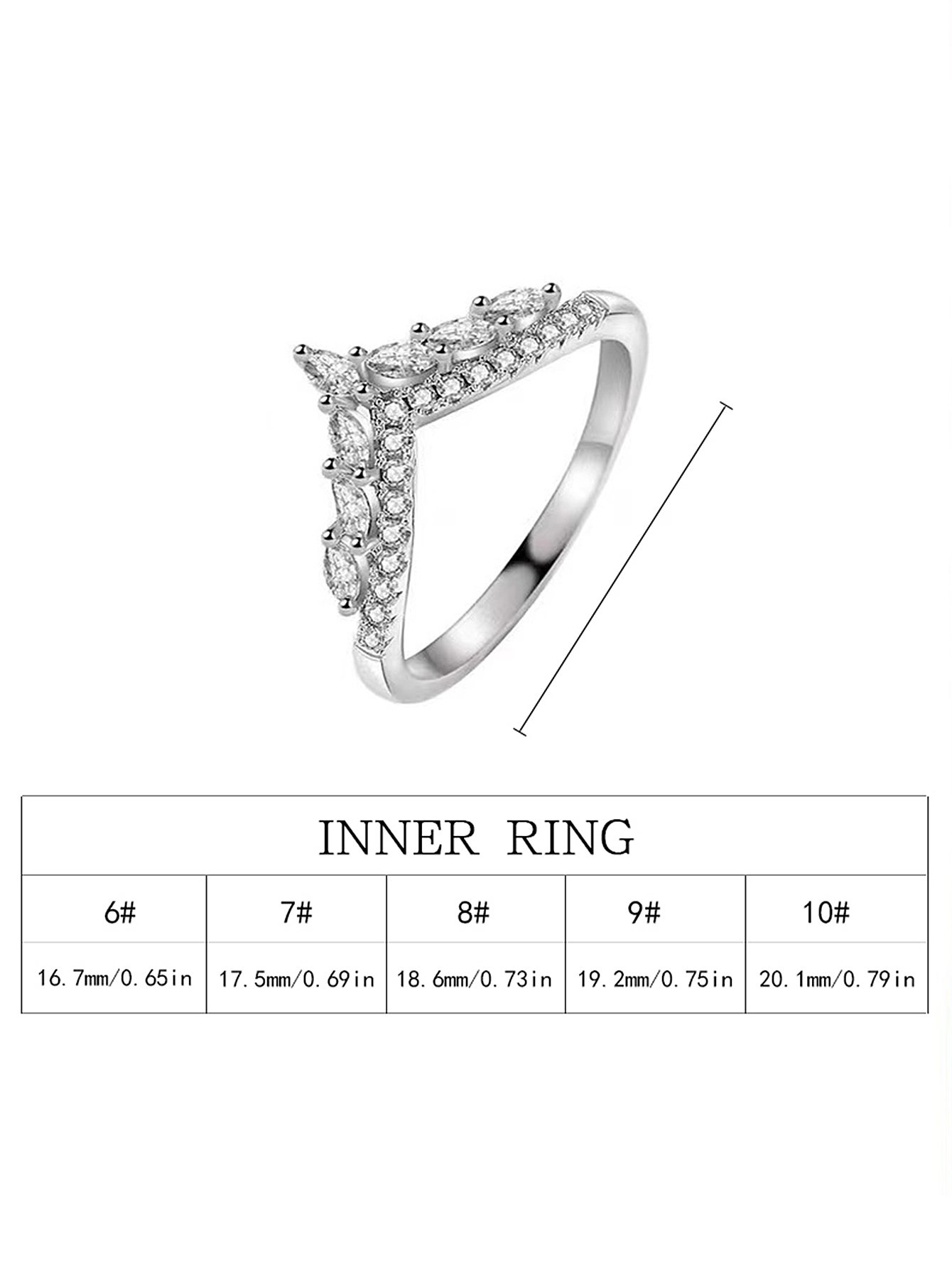 Silver Crown Ring