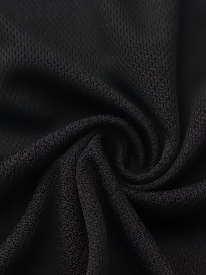 Black Solid Regular and Shorts Co-Ords