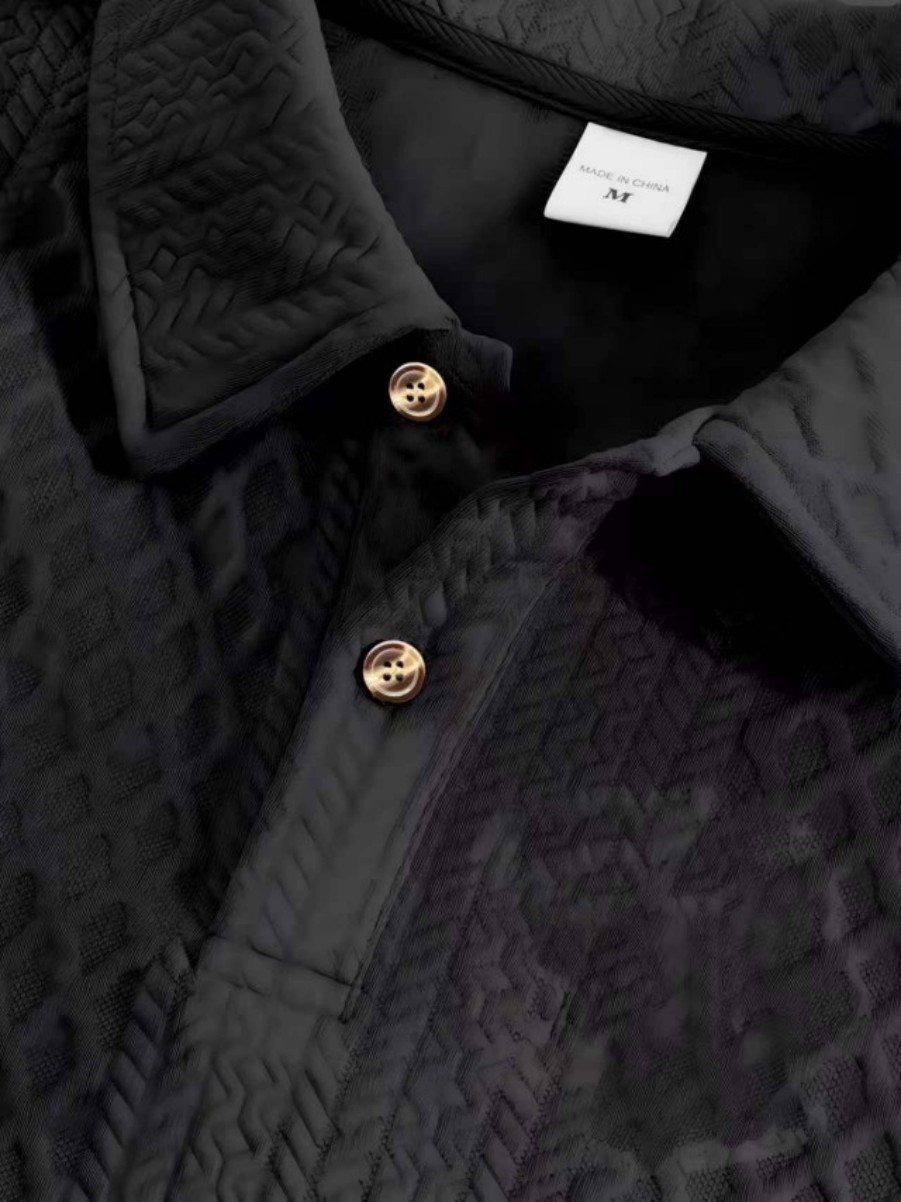 Black Solid Regular and Shorts Co-Ords