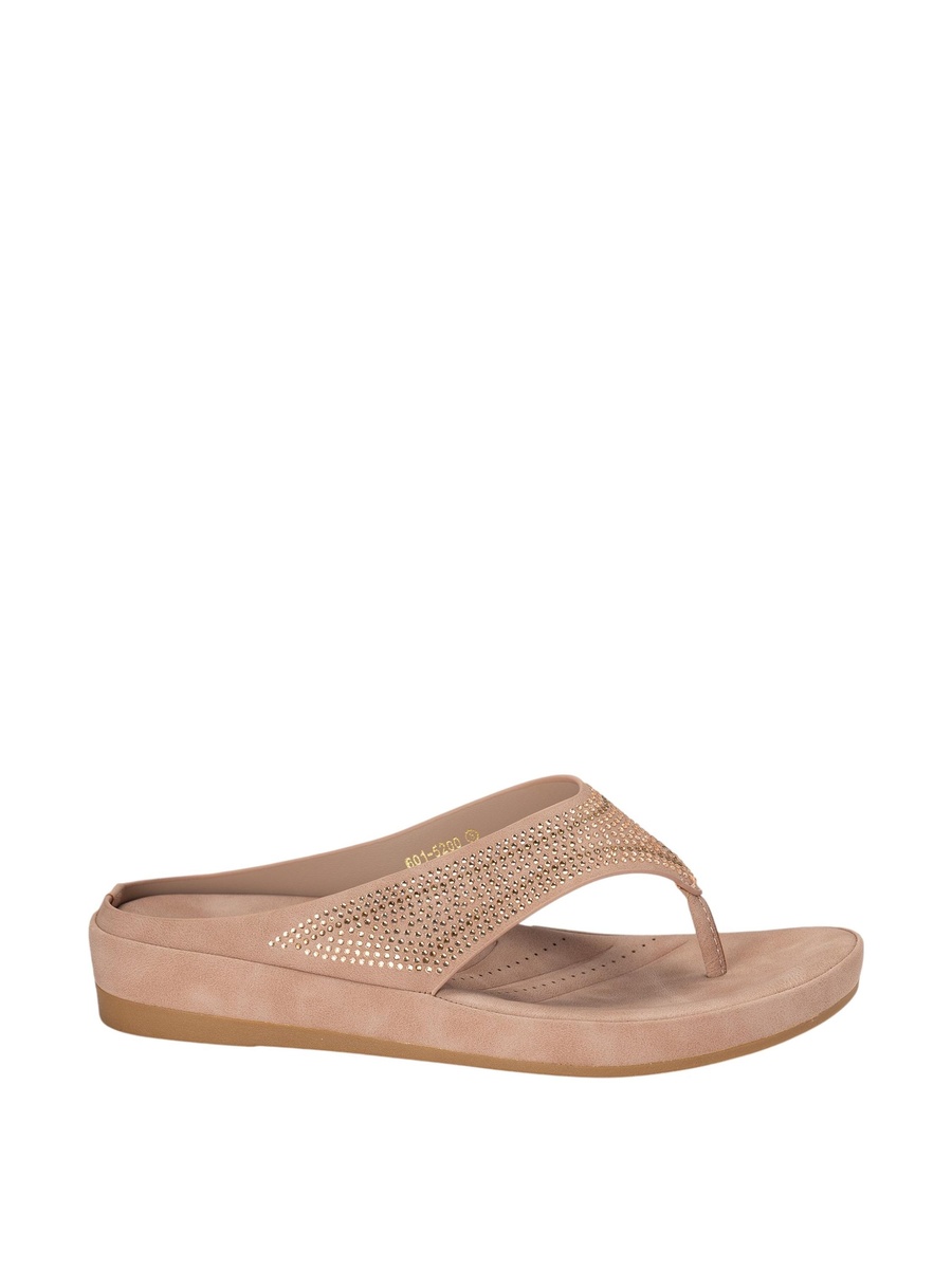Pink Comfit Embellished Sandals