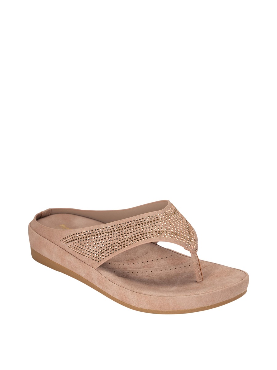Pink Comfit Embellished Sandals