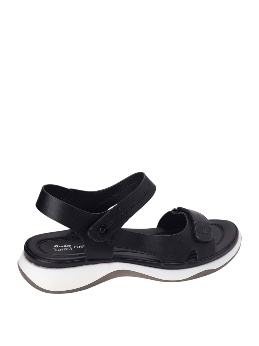 Black Comfit Ankle Strap Sandals