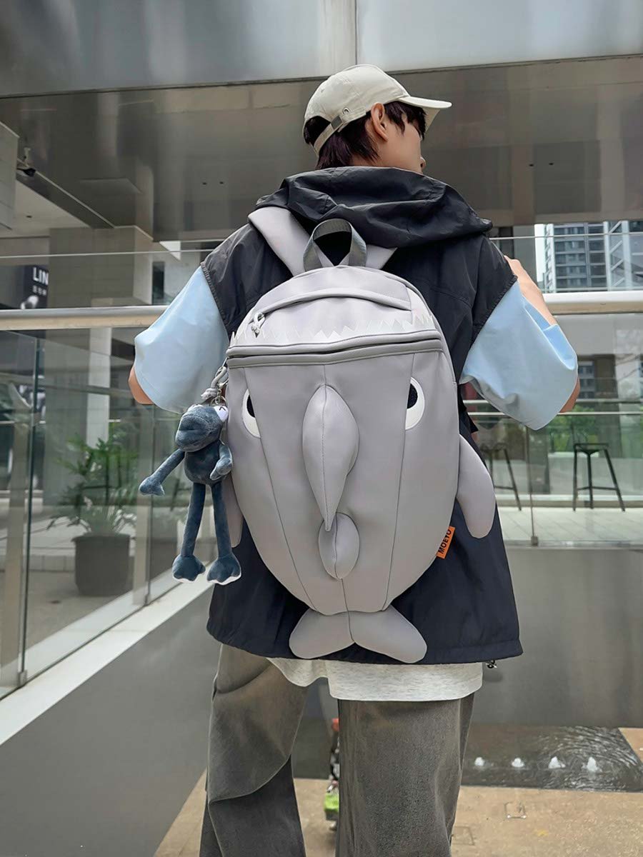 Grey Shark Backpack 
