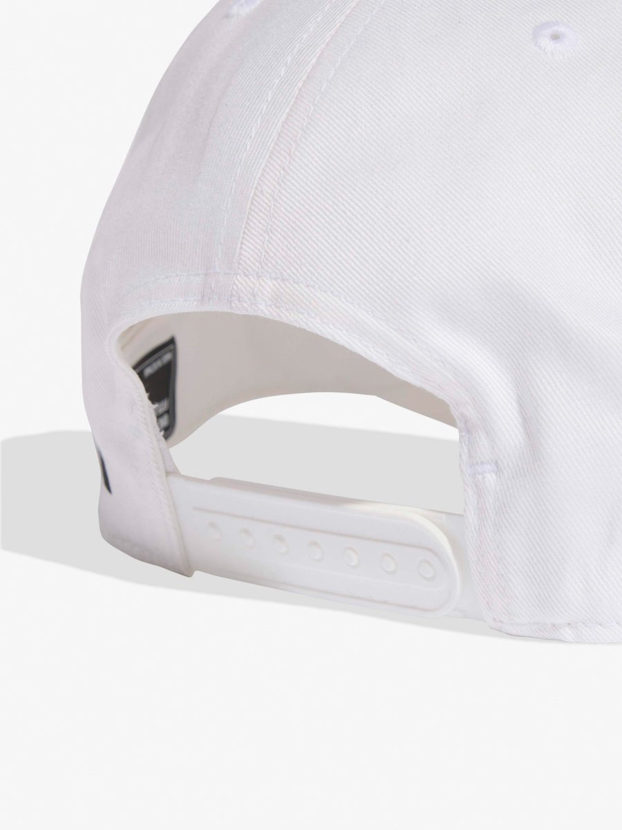 White Linear Baseball Cap