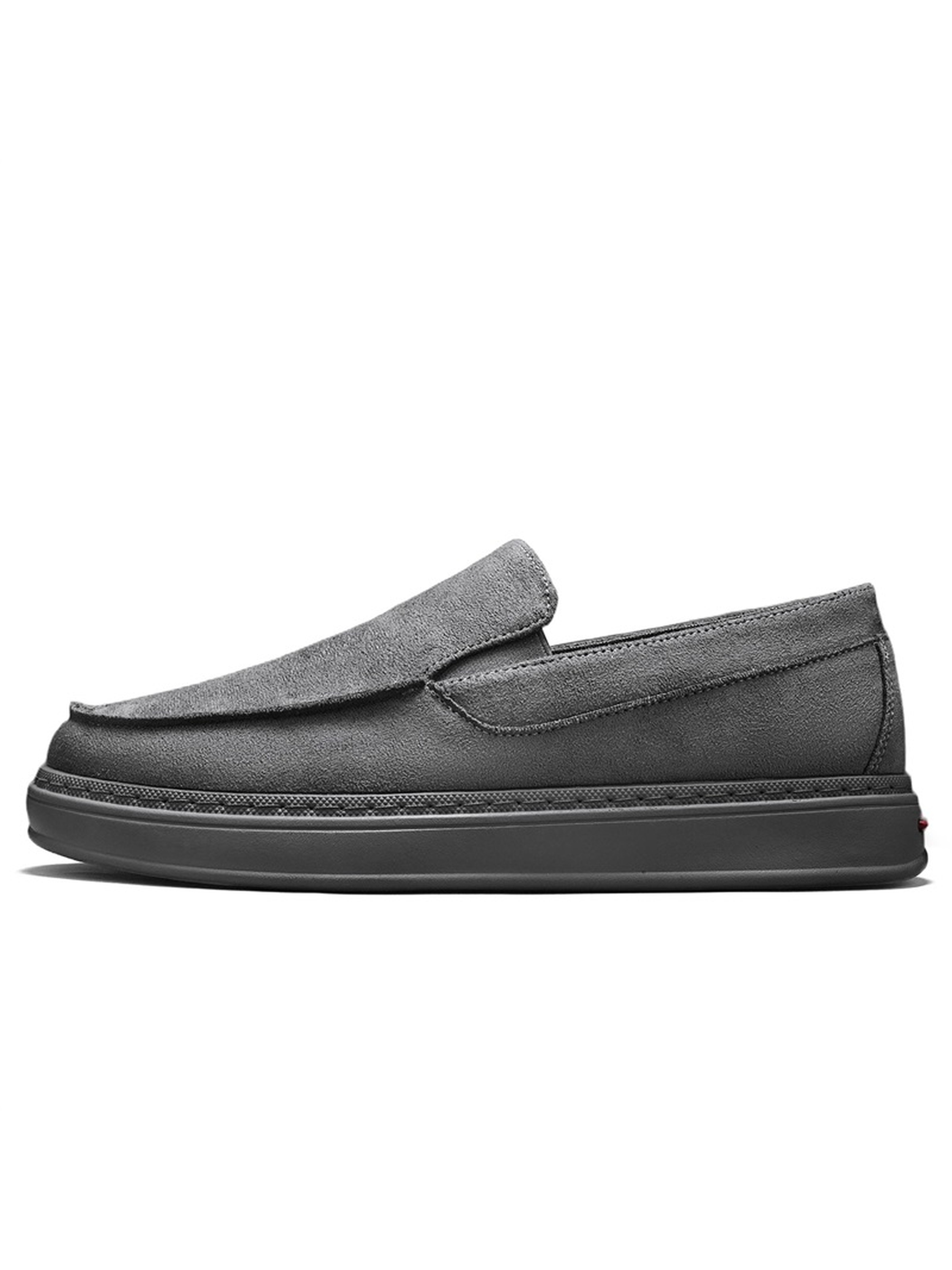 Men Textile Slip-On Platform Loafers