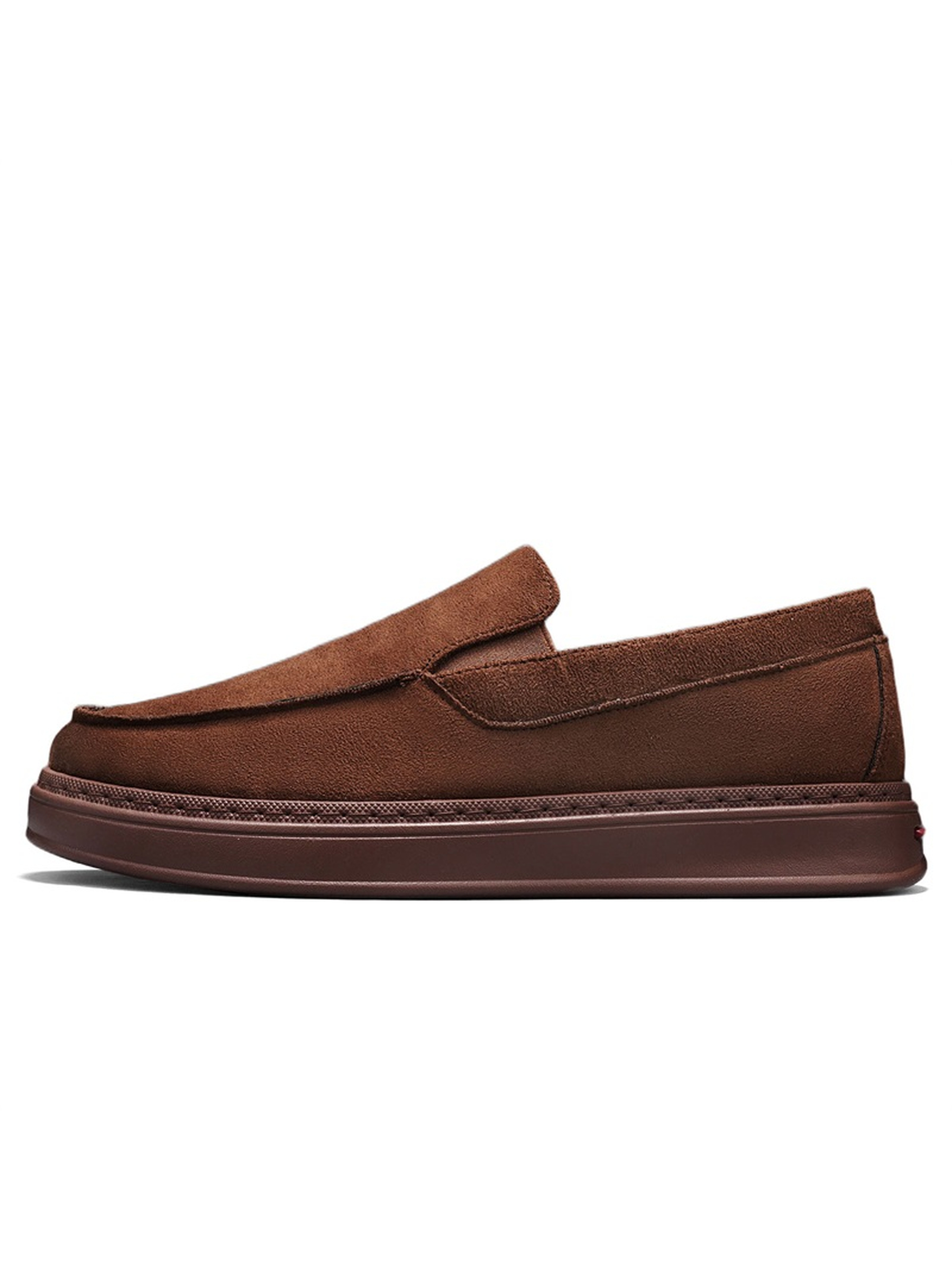Men Textile Slip-On Platform Loafers