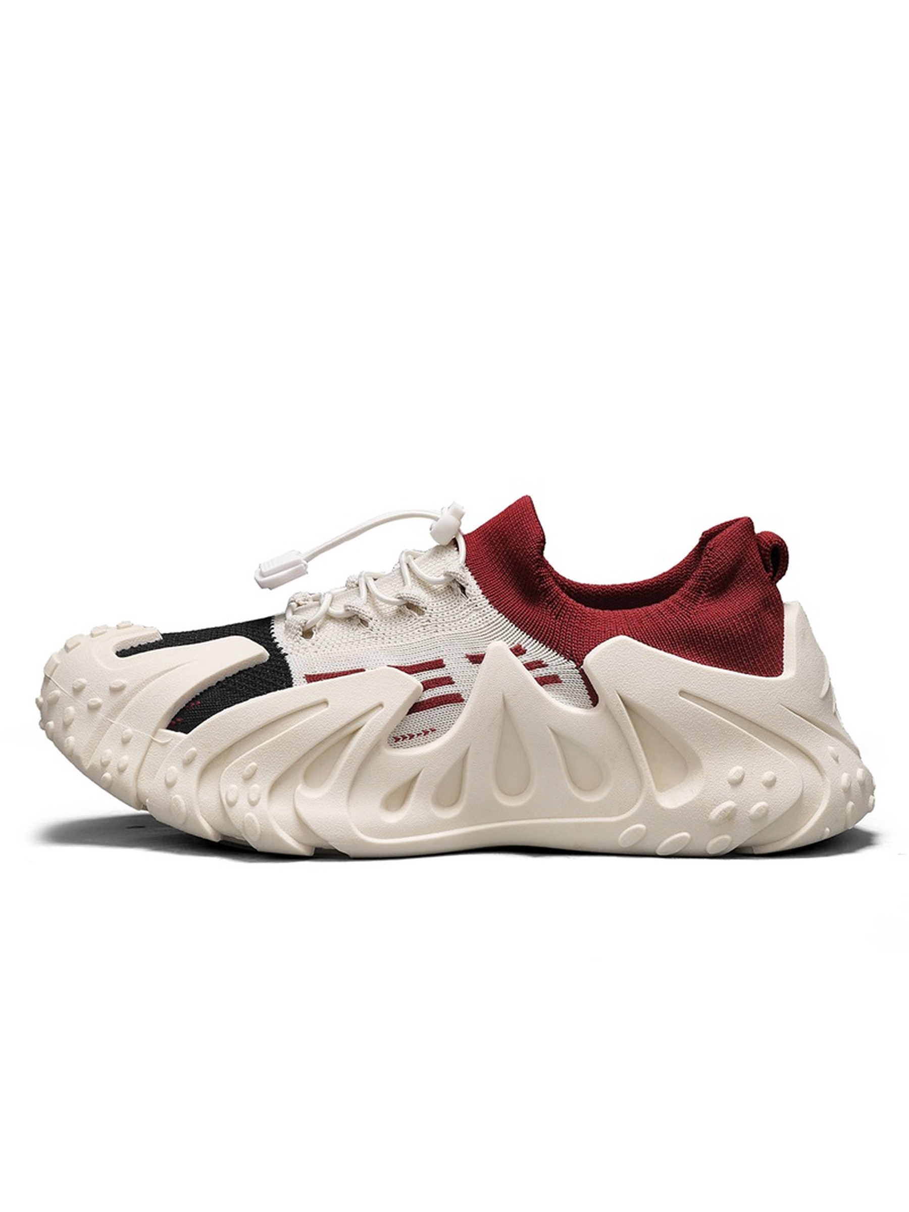 Men Textile Drawcord Chunky Sneakers