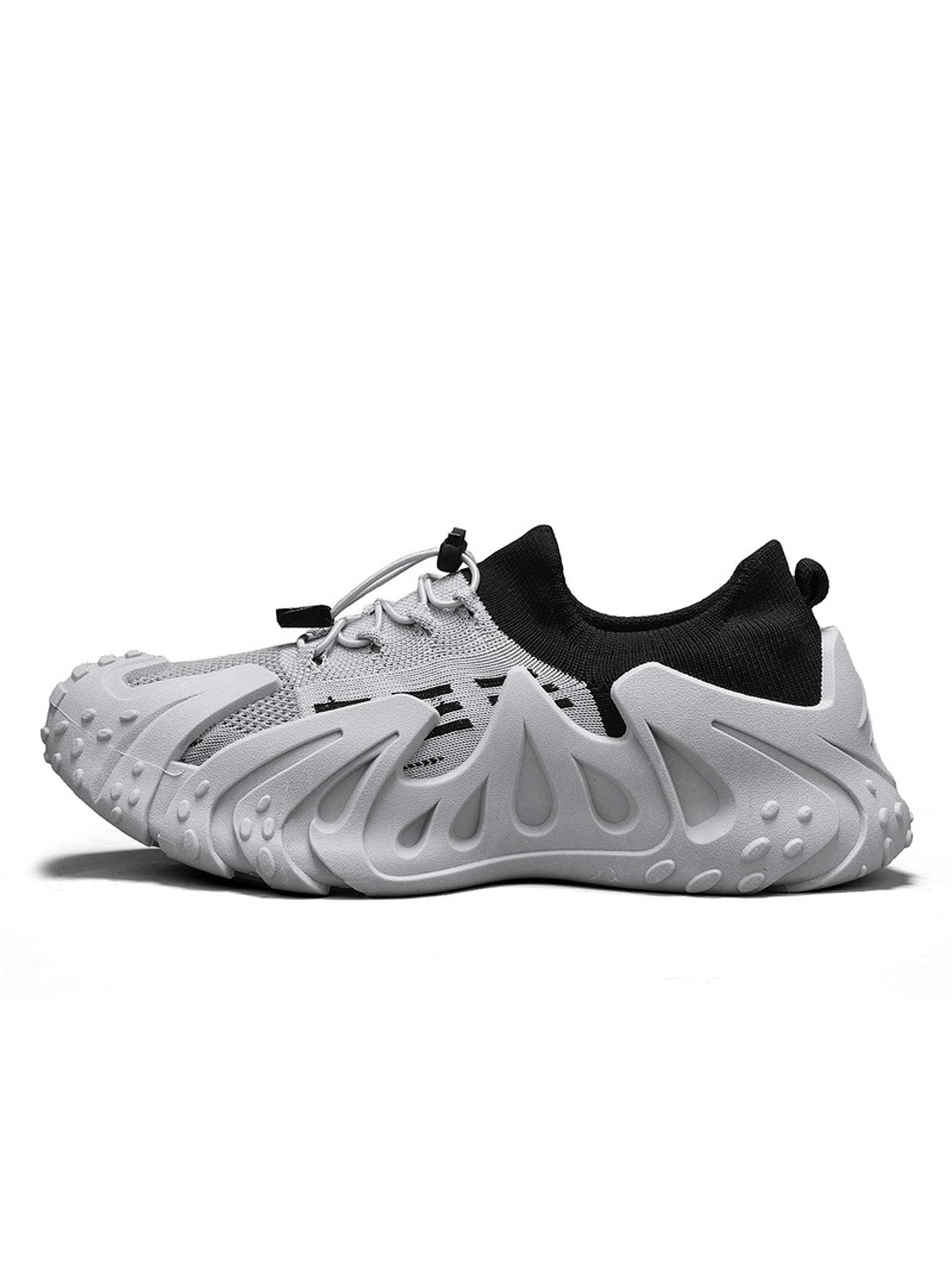 Men Textile Drawcord Chunky Sneakers