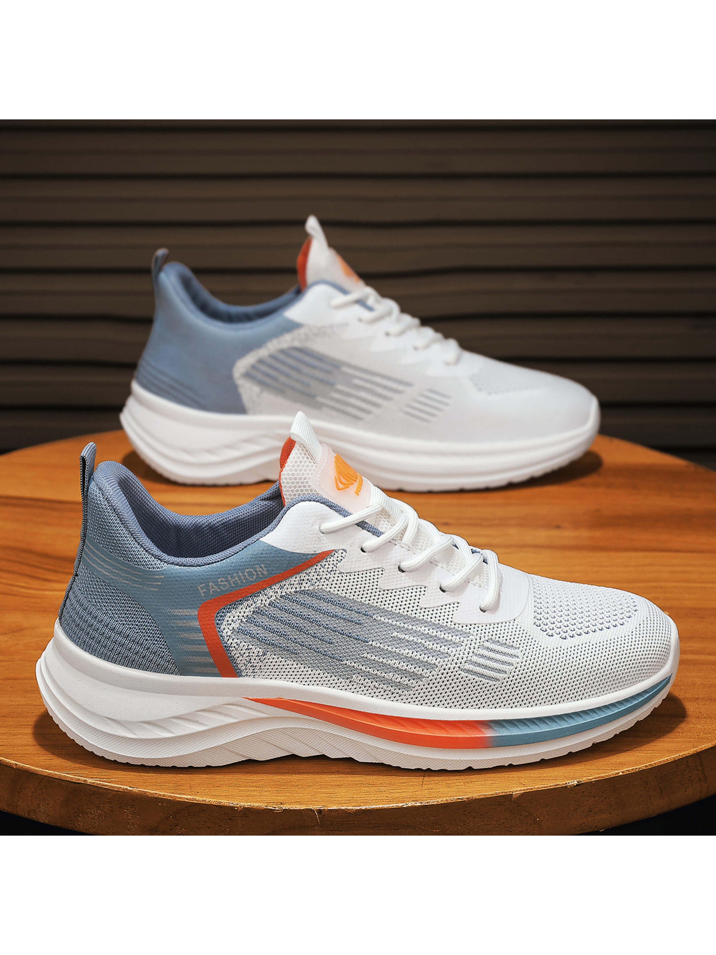 Men Textile Running Lace-Up Sneakers