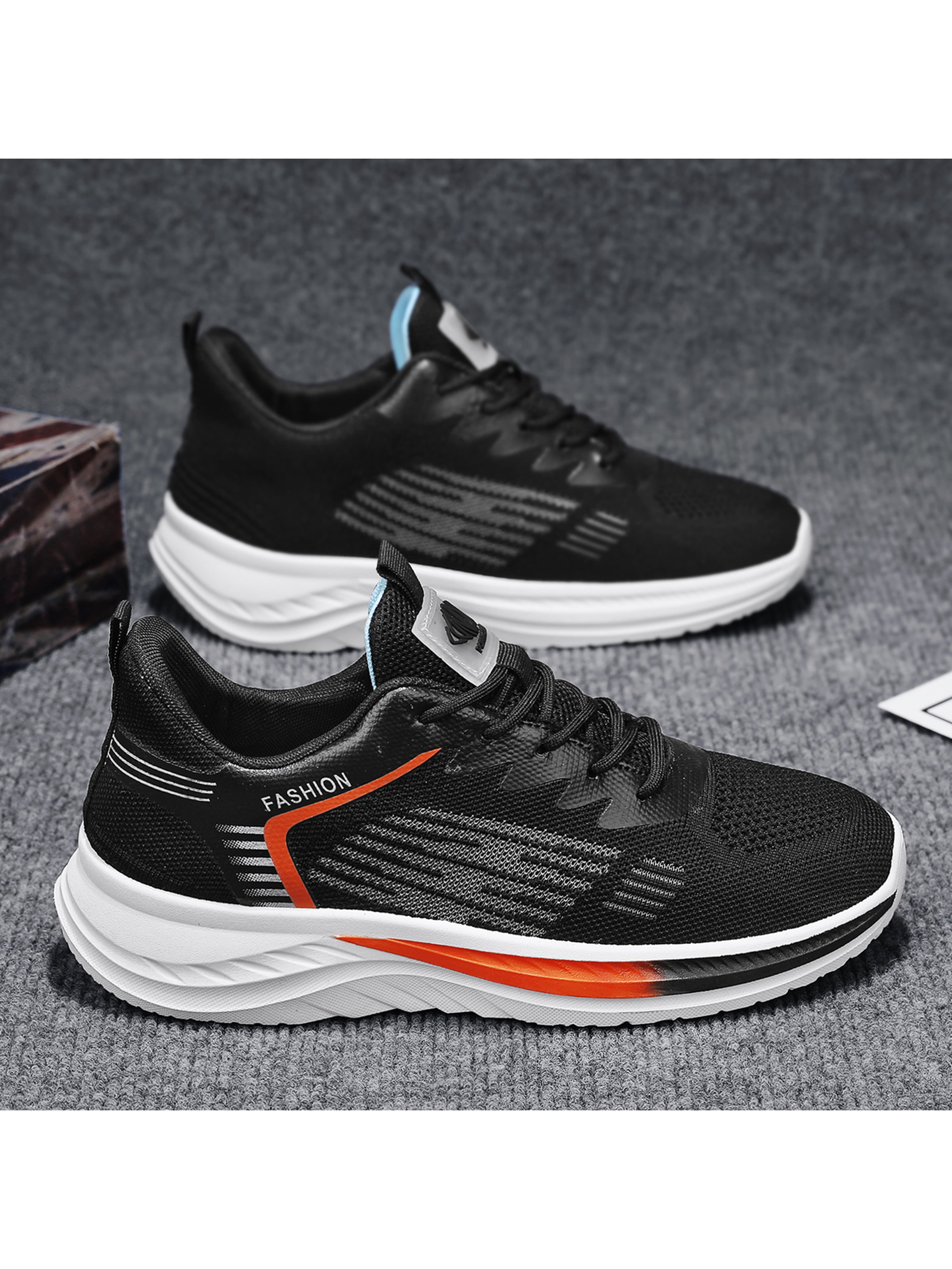 Men Textile Running Lace-Up Sneakers