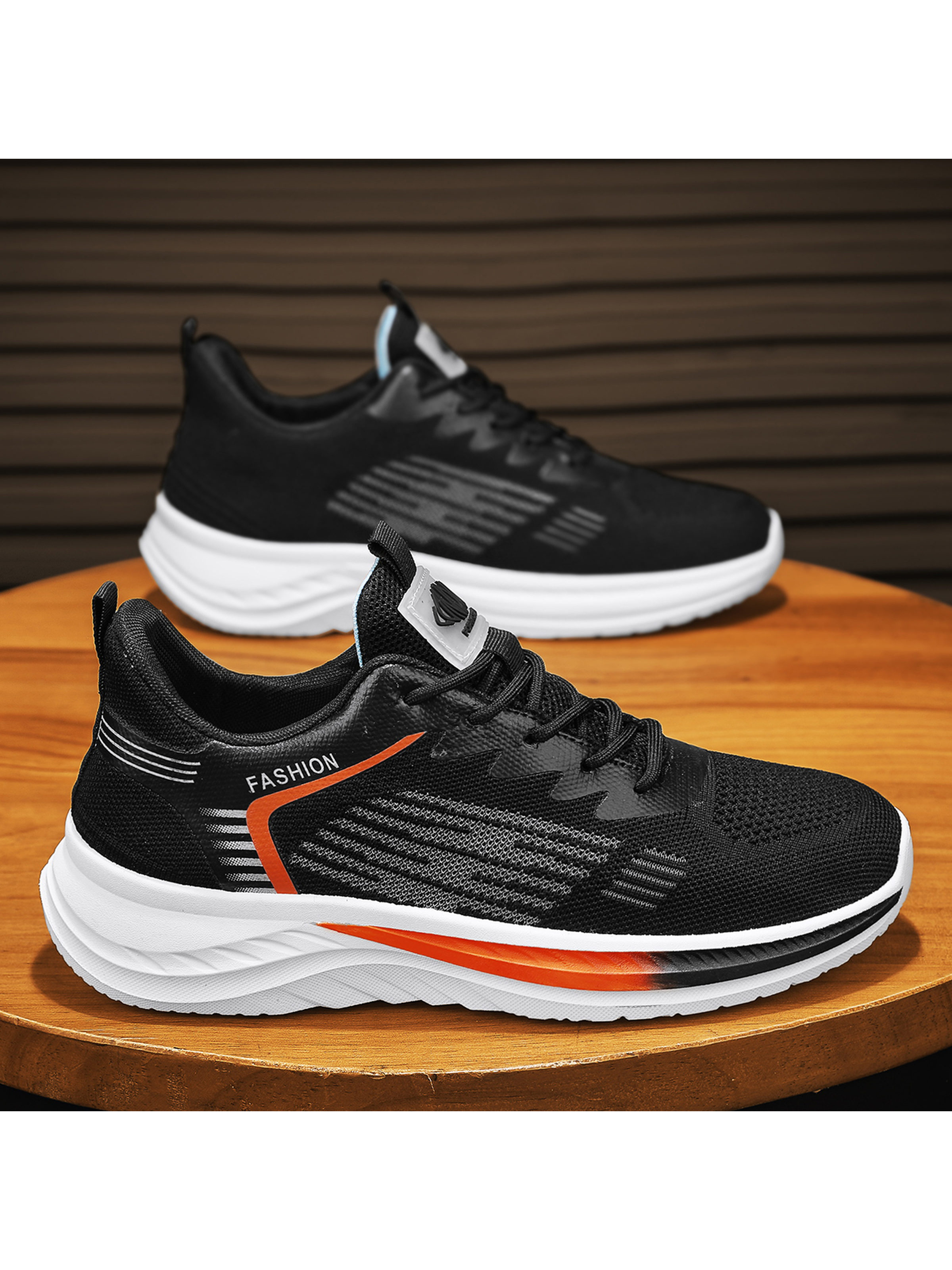 Men Textile Running Lace-Up Sneakers