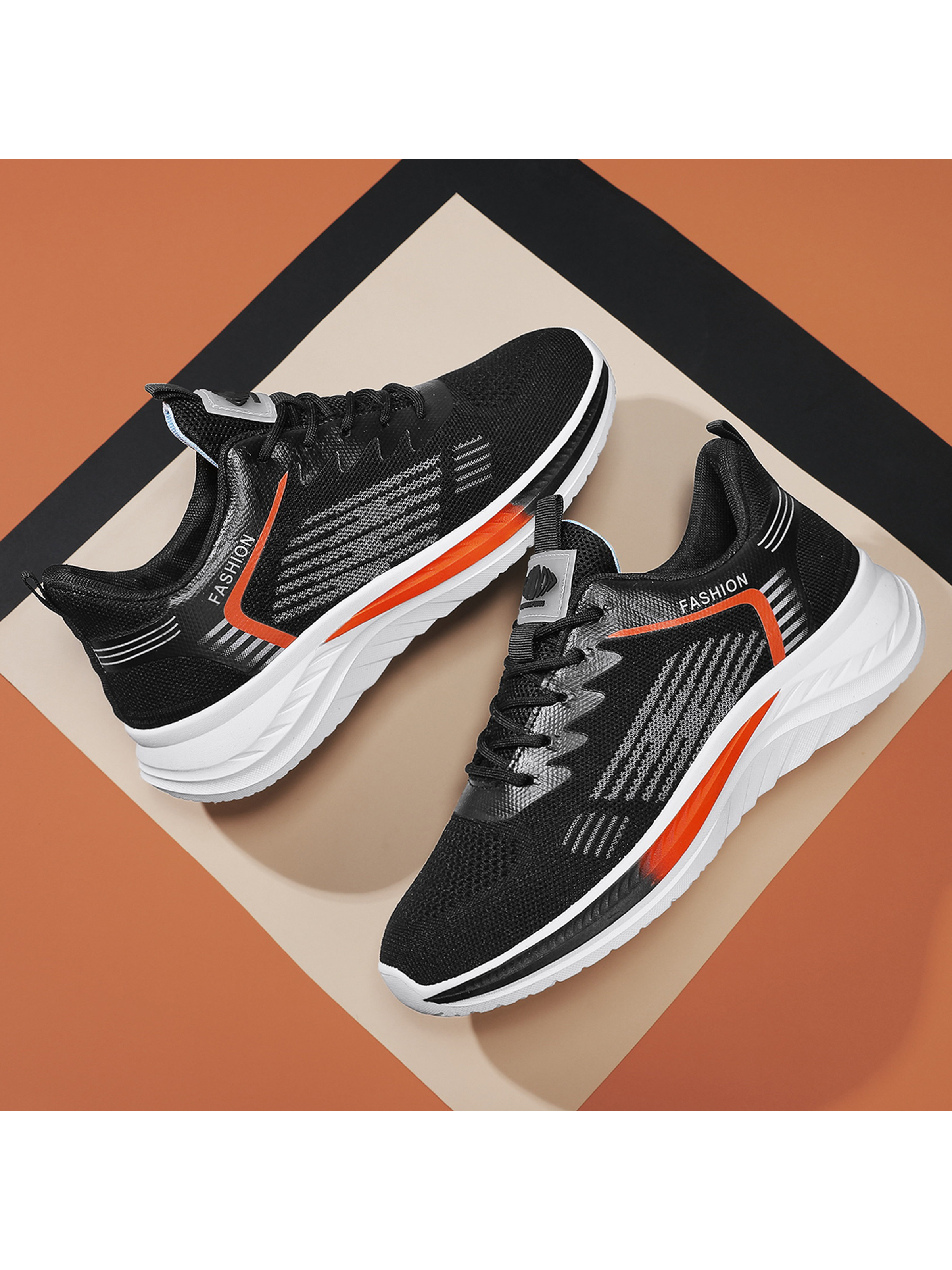 Men Textile Running Lace-Up Sneakers