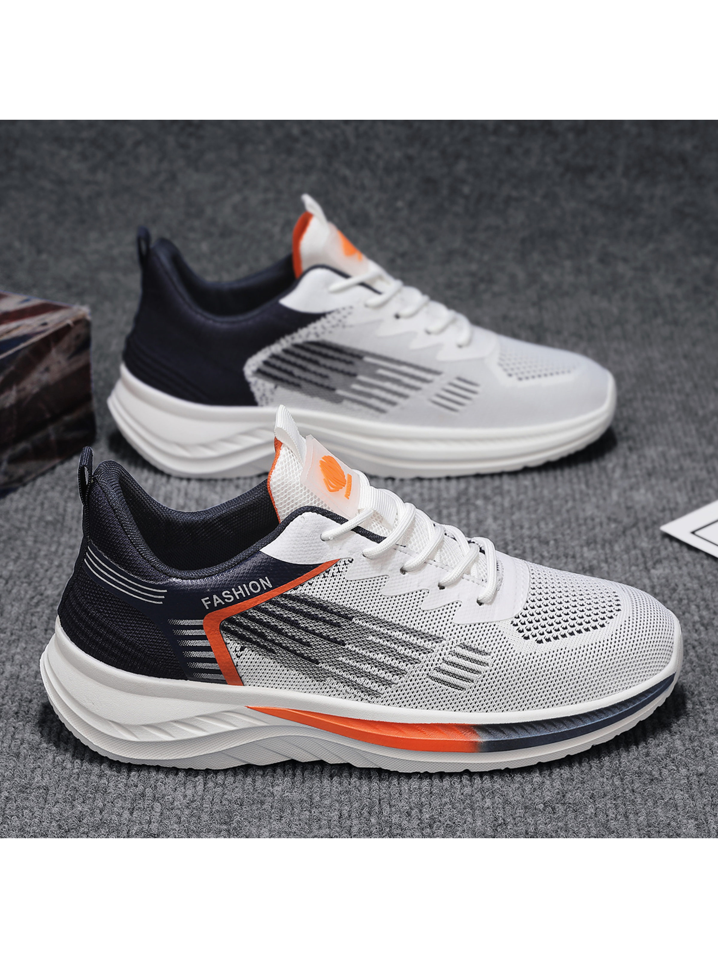 Men Textile Running Lace-Up Sneakers