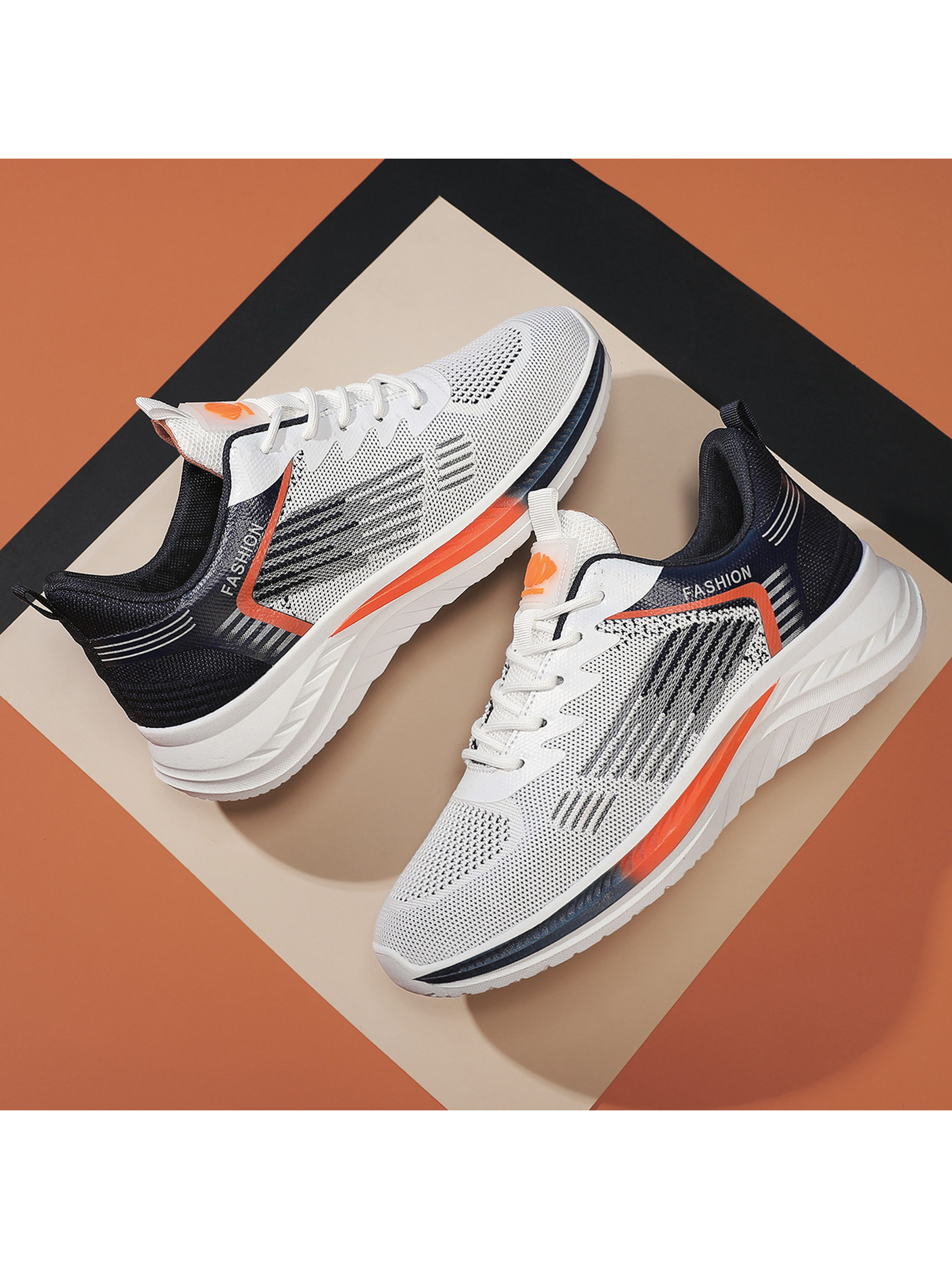 Men Textile Running Lace-Up Sneakers