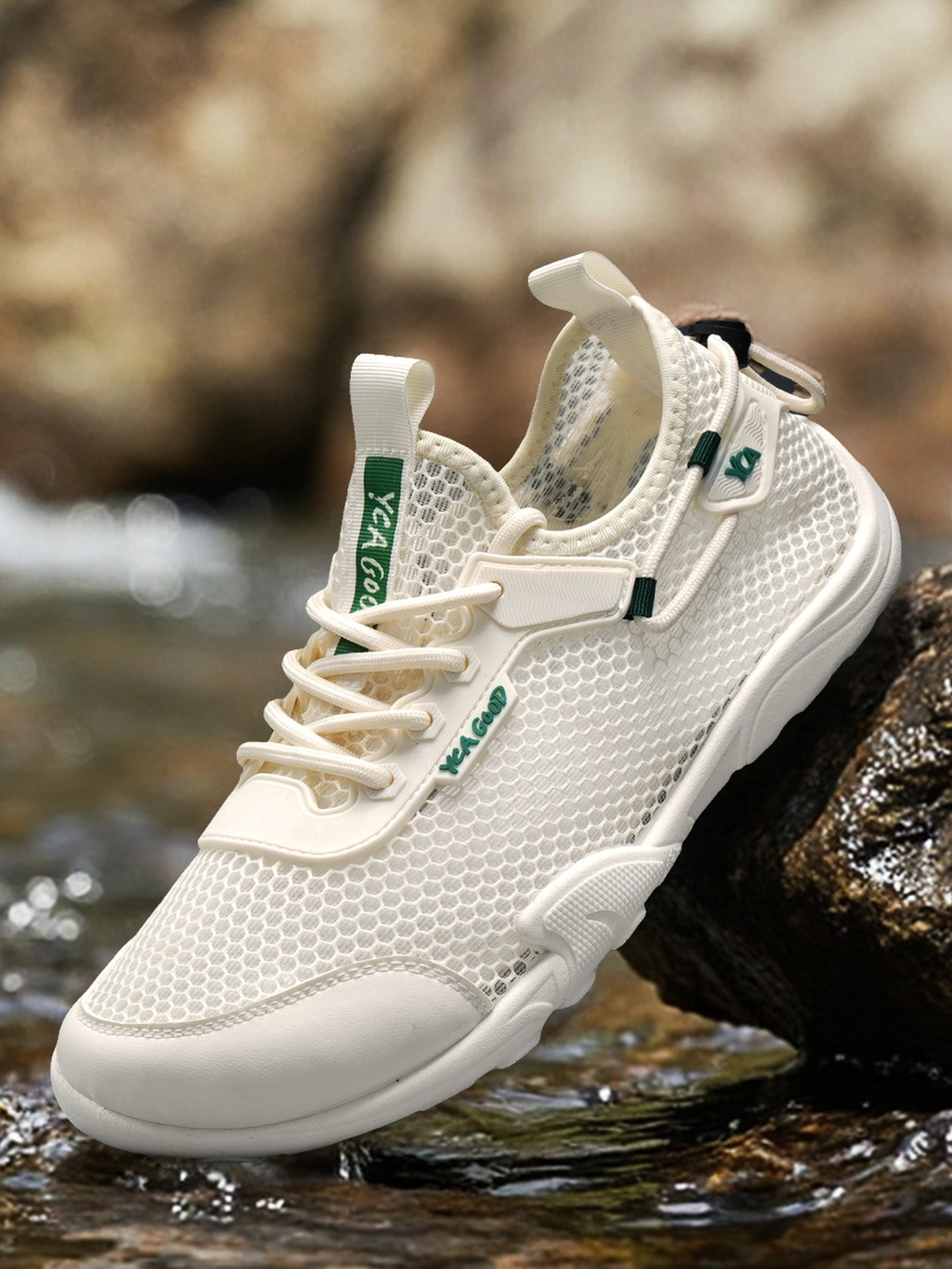 Men Textile Drawcord Lace-Up Sneakers