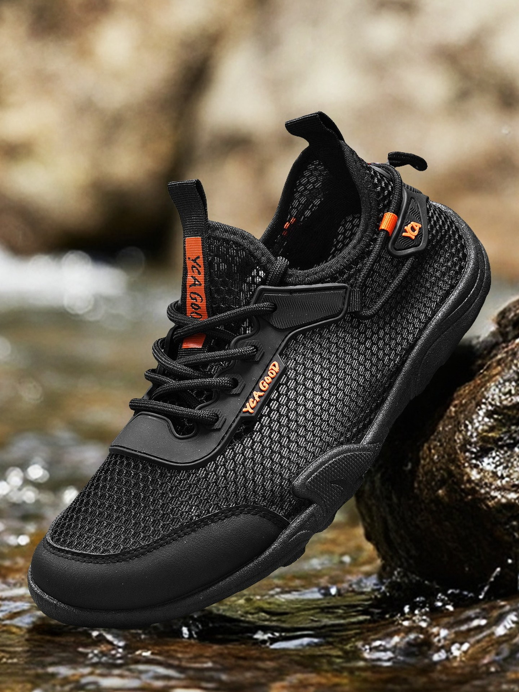 Men Textile Drawcord Lace-Up Sneakers