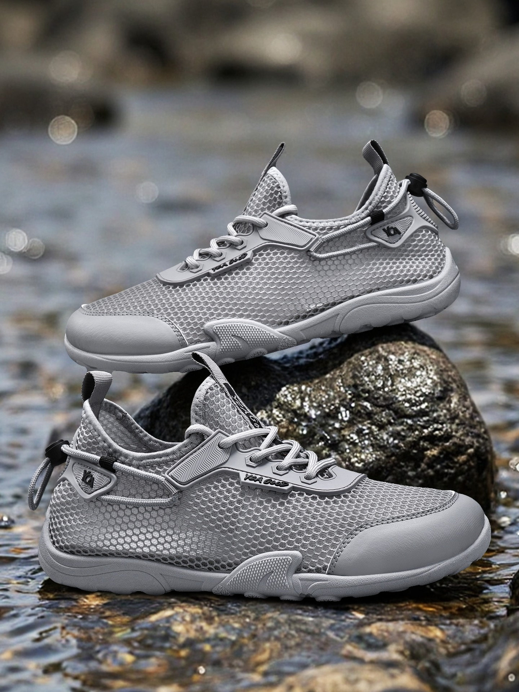 Men Textile Drawcord Lace-Up Sneakers