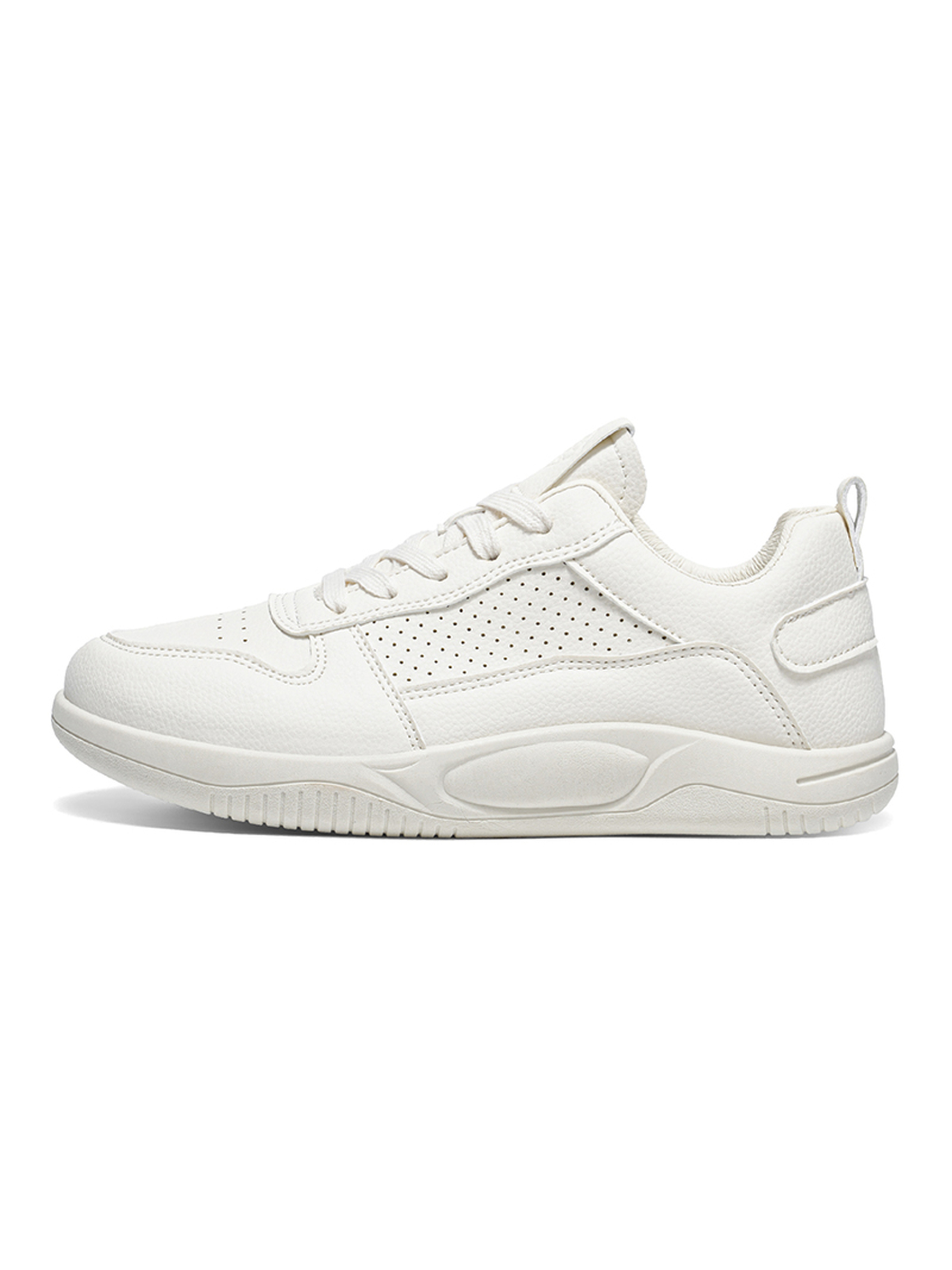 Men PU Lace-Up Sneakers