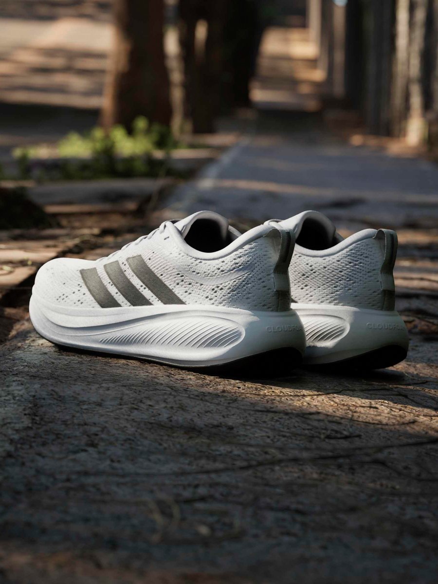 White Response Pace Running Shoes