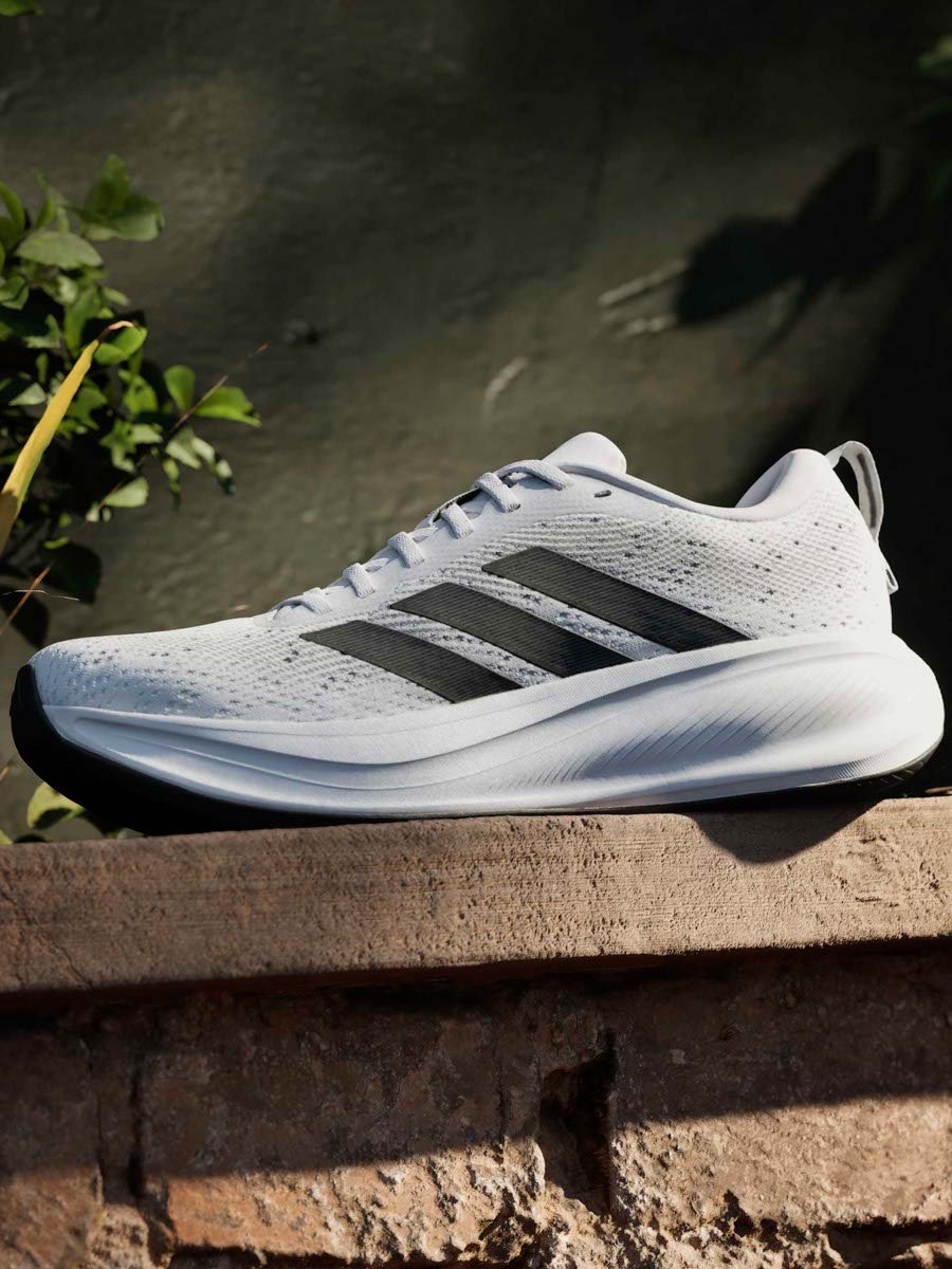 White Response Pace Running Shoes