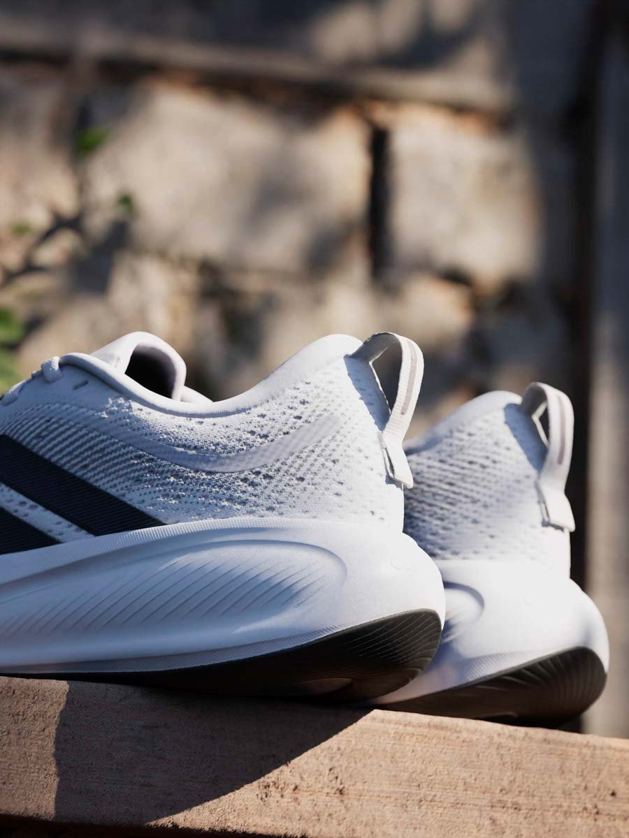 White Response Pace Running Shoes