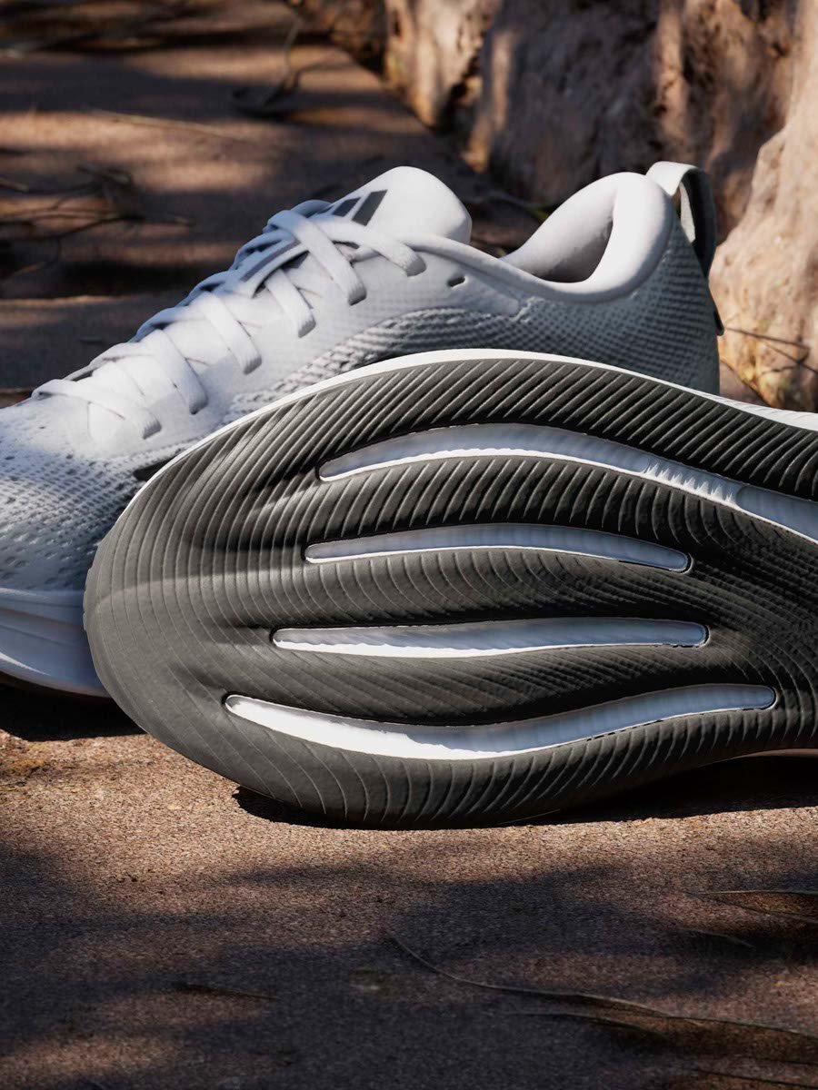 White Response Pace Running Shoes