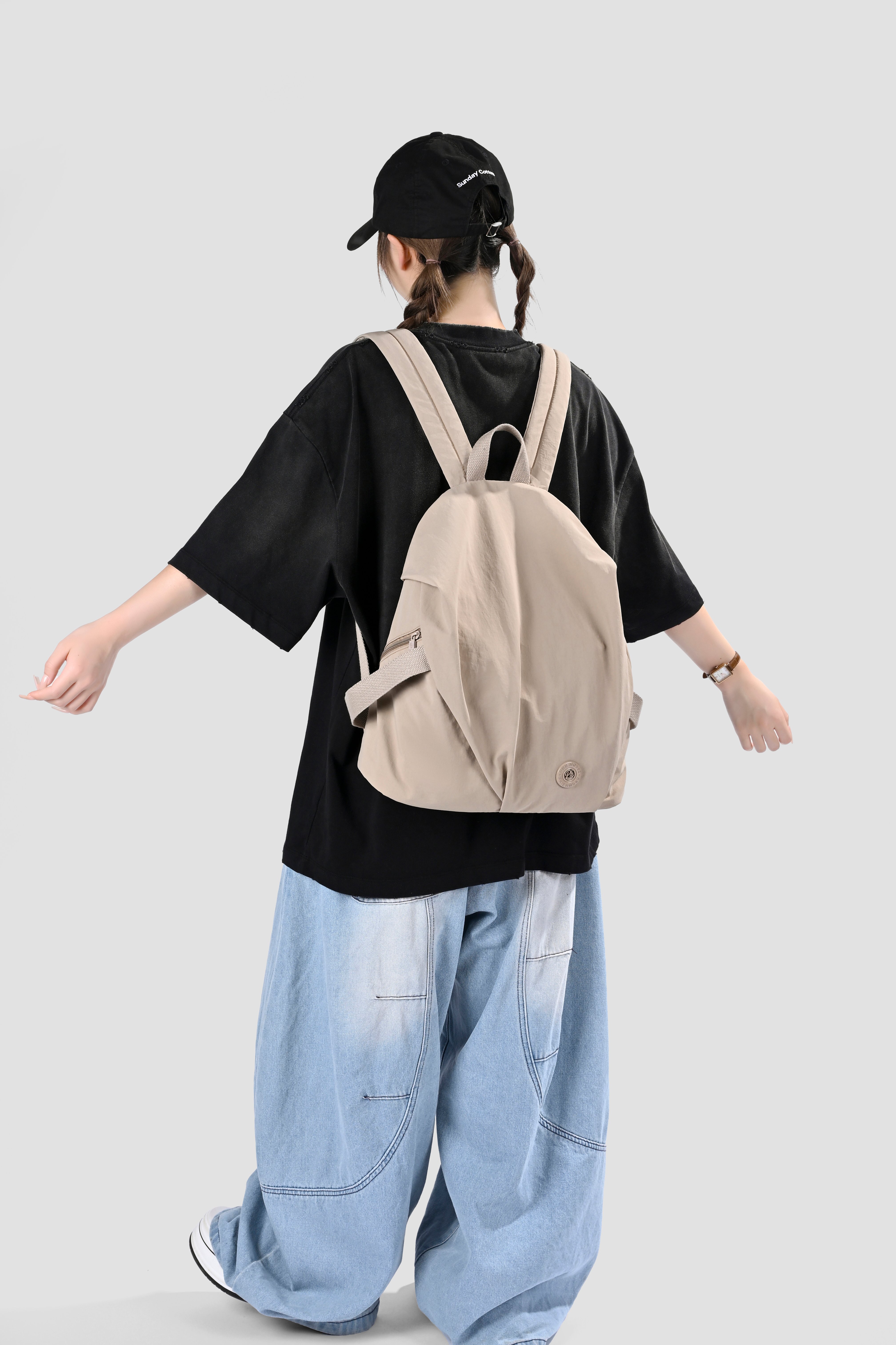 Plain Backpack 