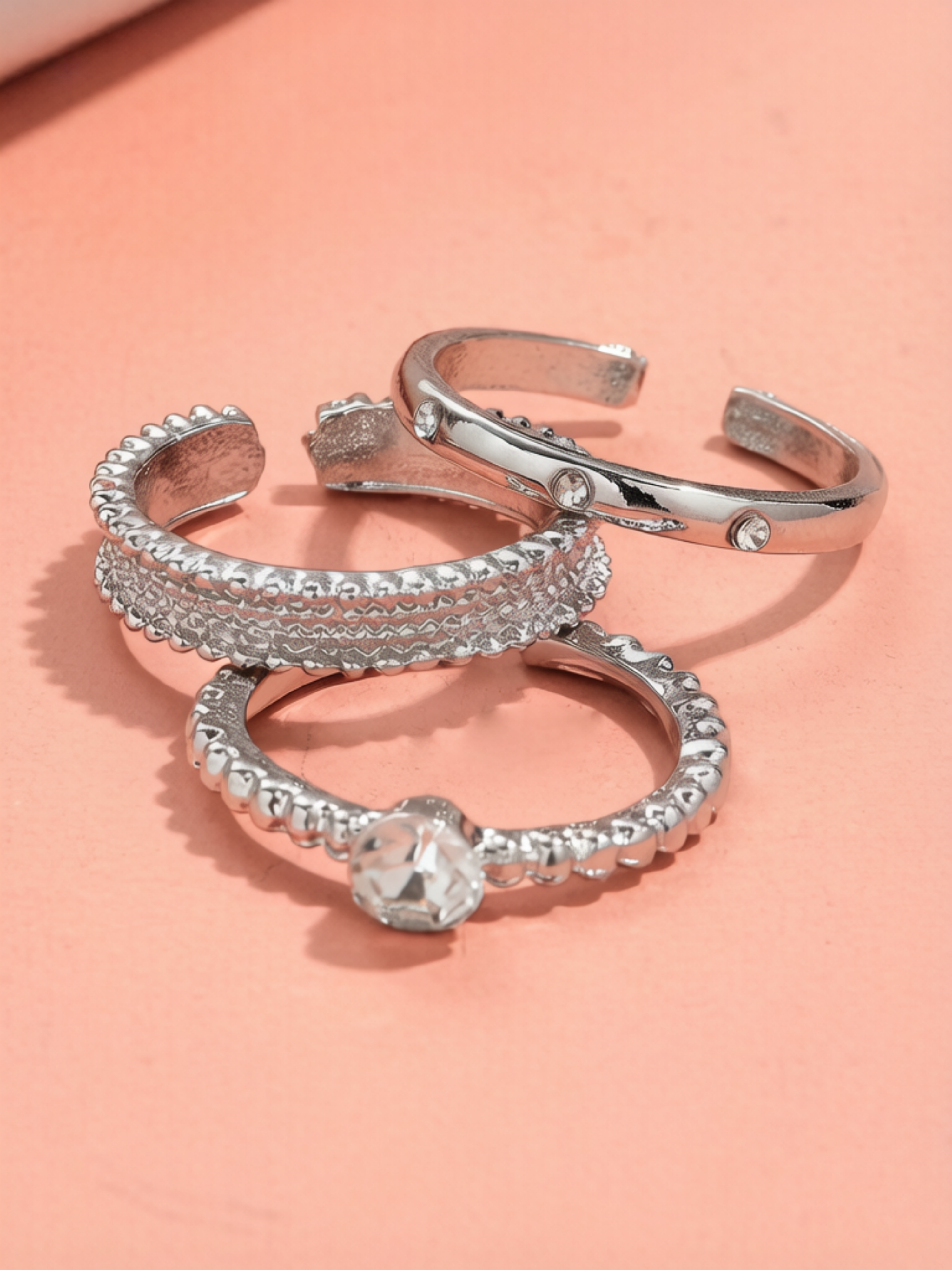 Silver Ring Set