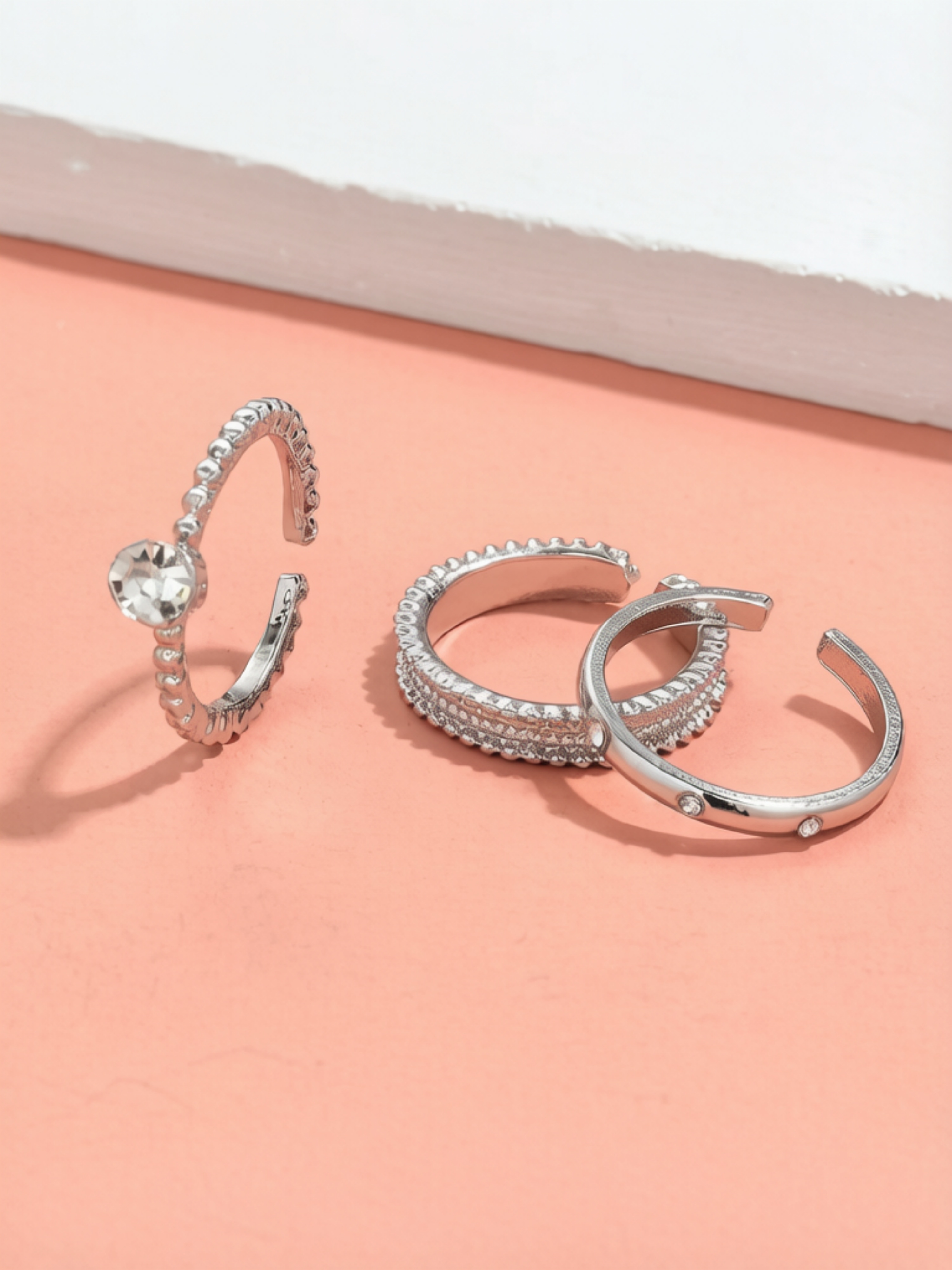 Silver Ring Set