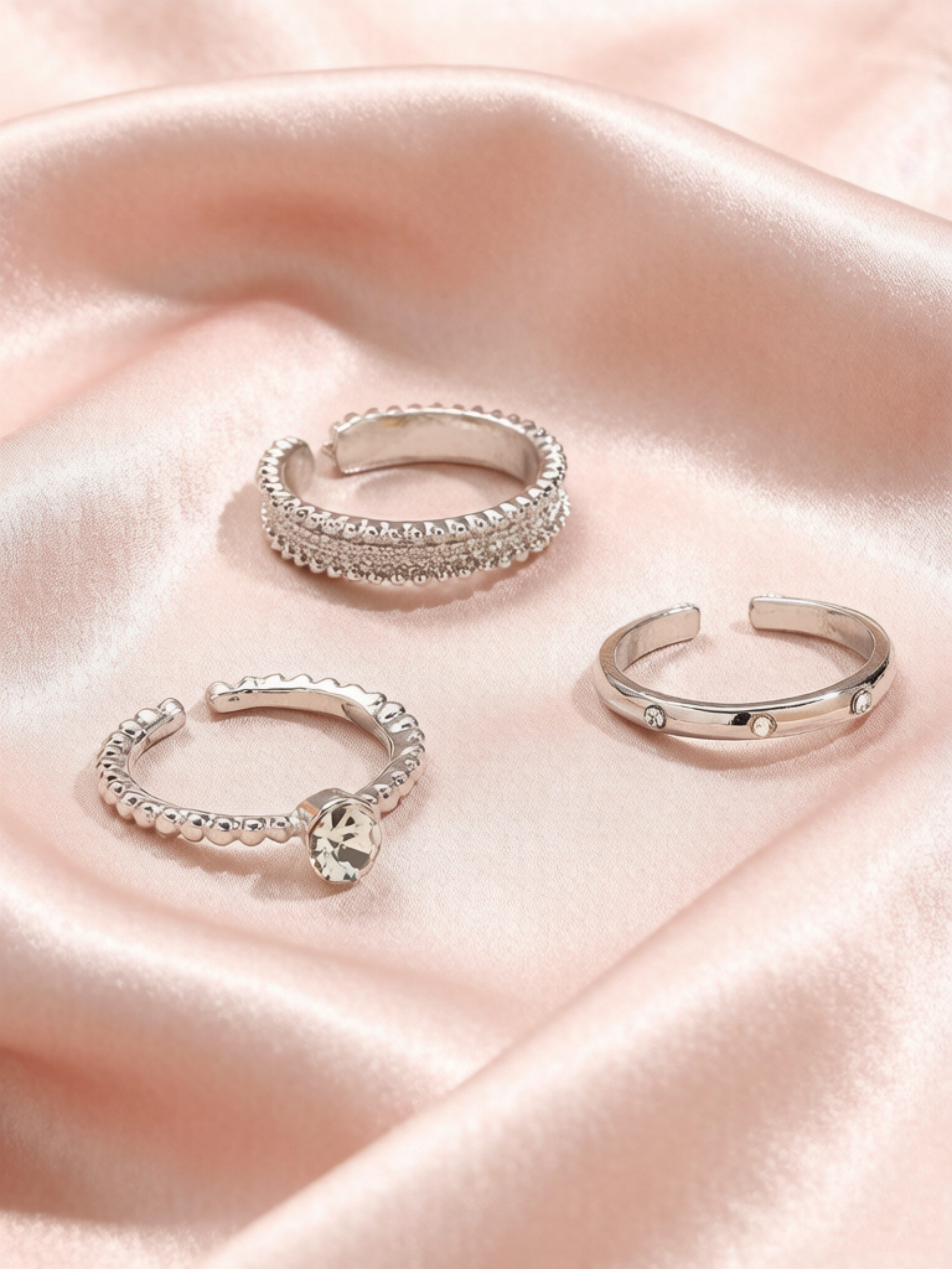 Silver Ring Set