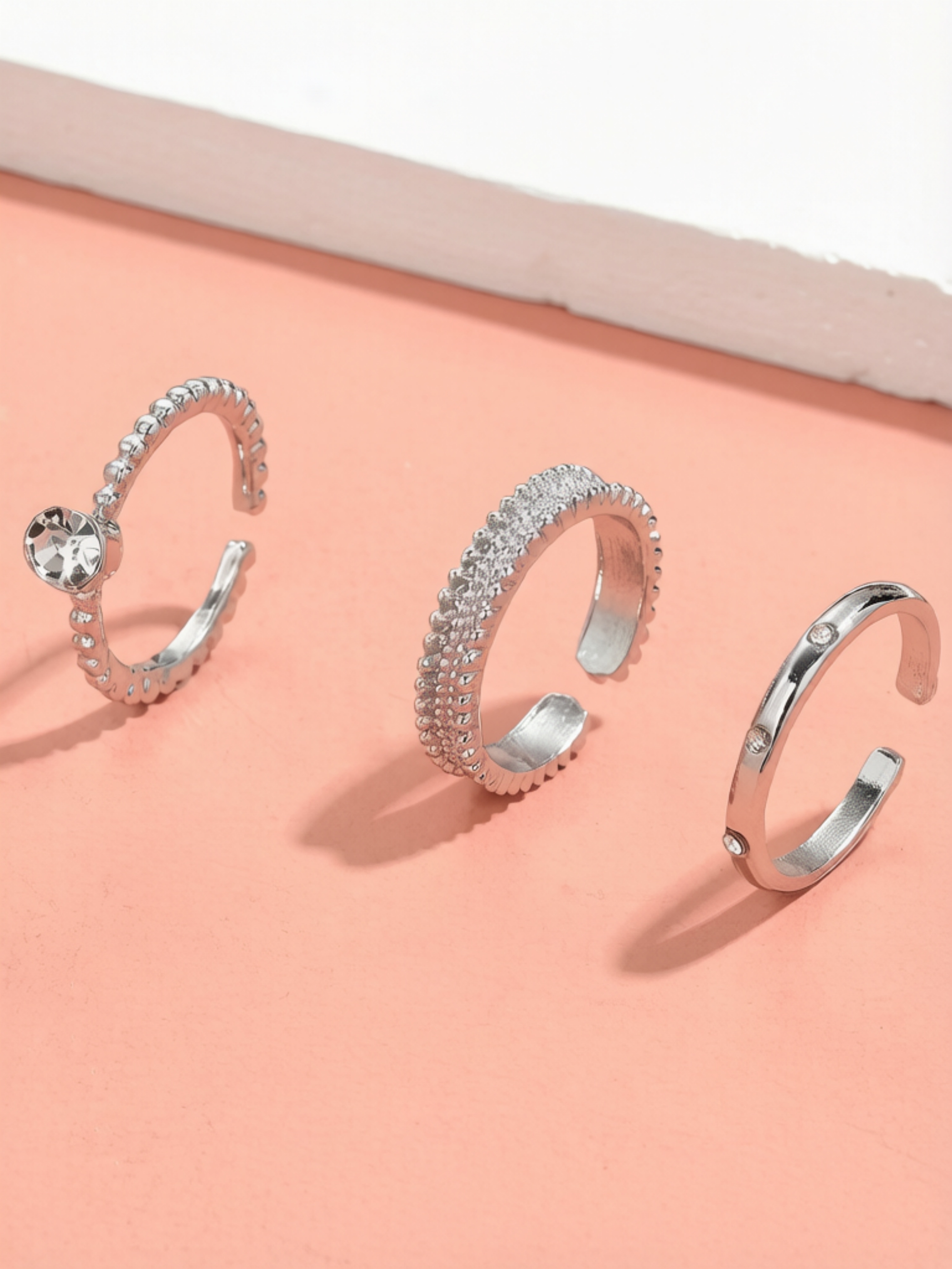 Silver Ring Set