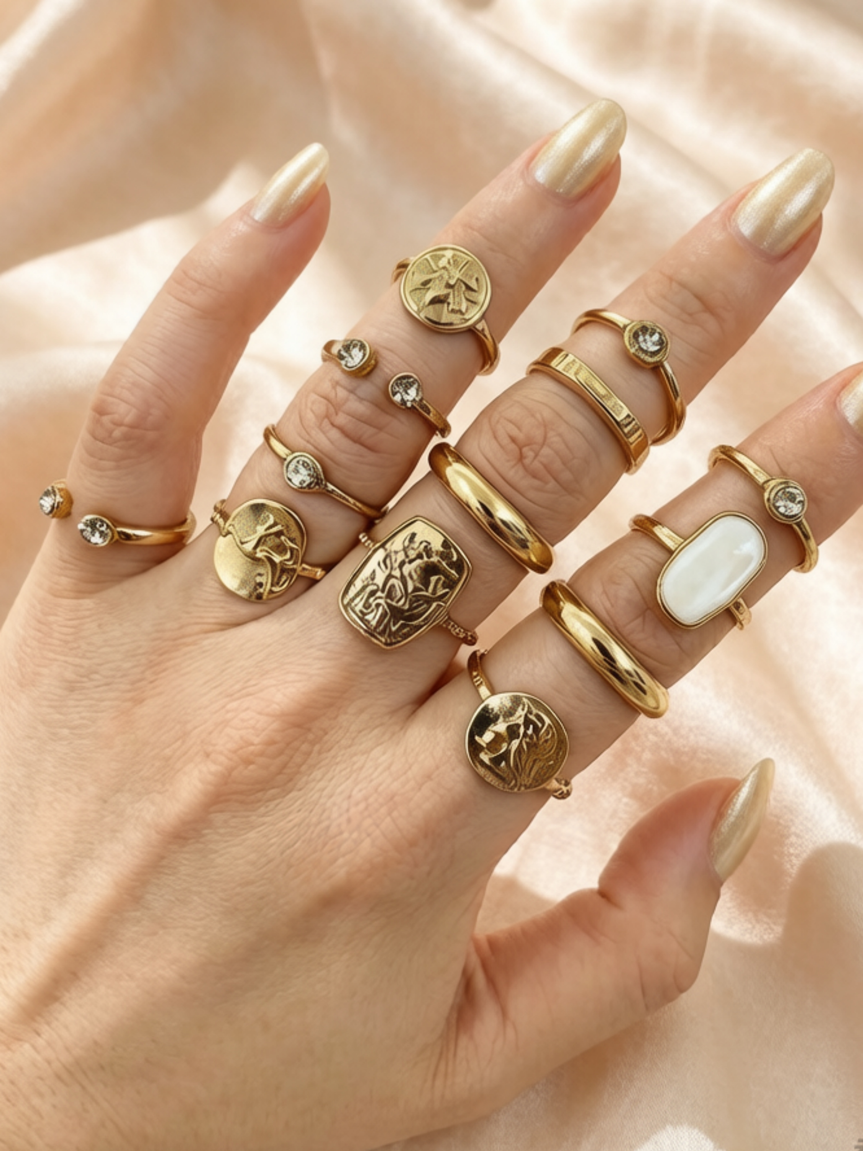 Gold Ring Set
