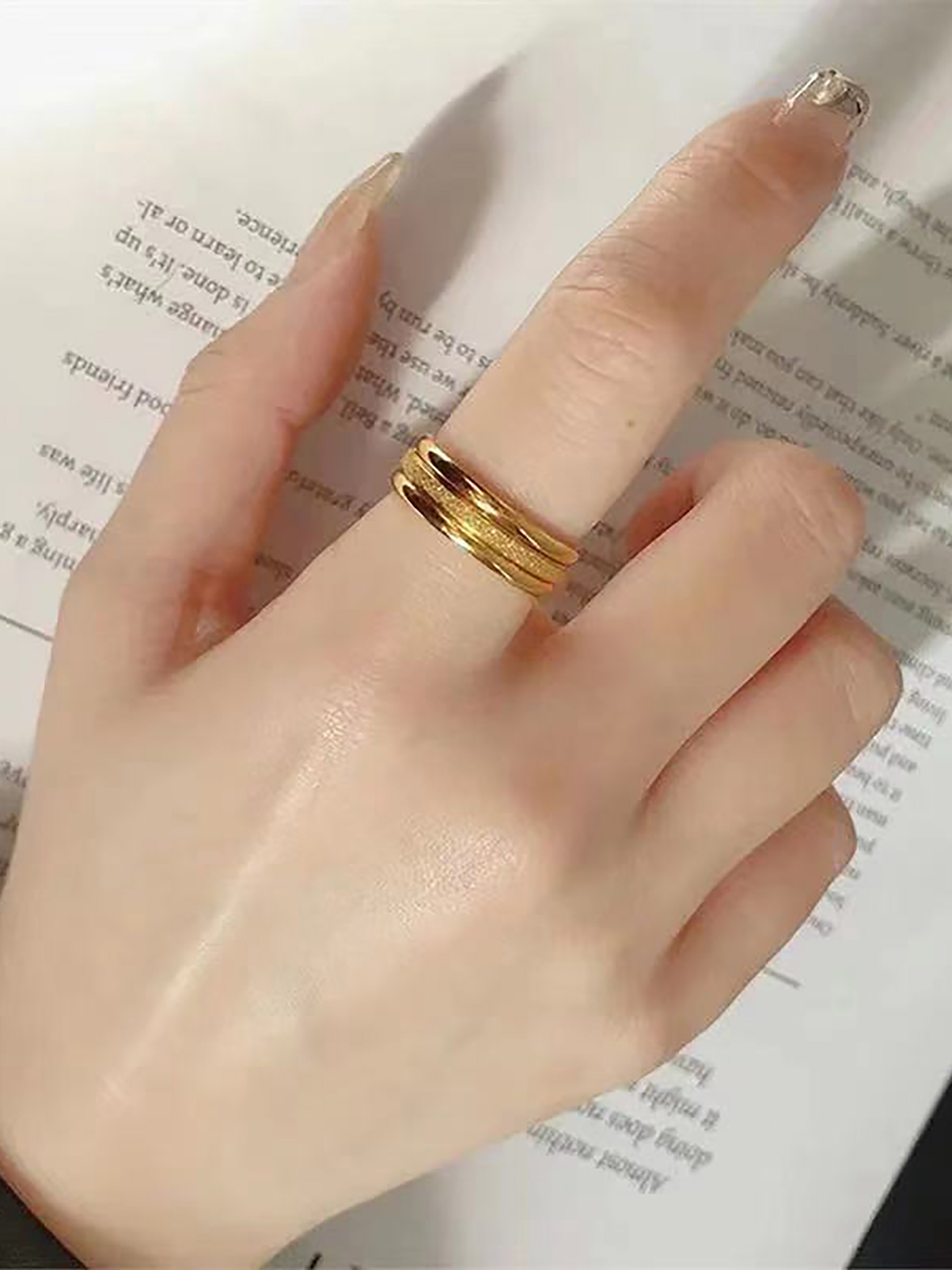 Golden Trio Rings