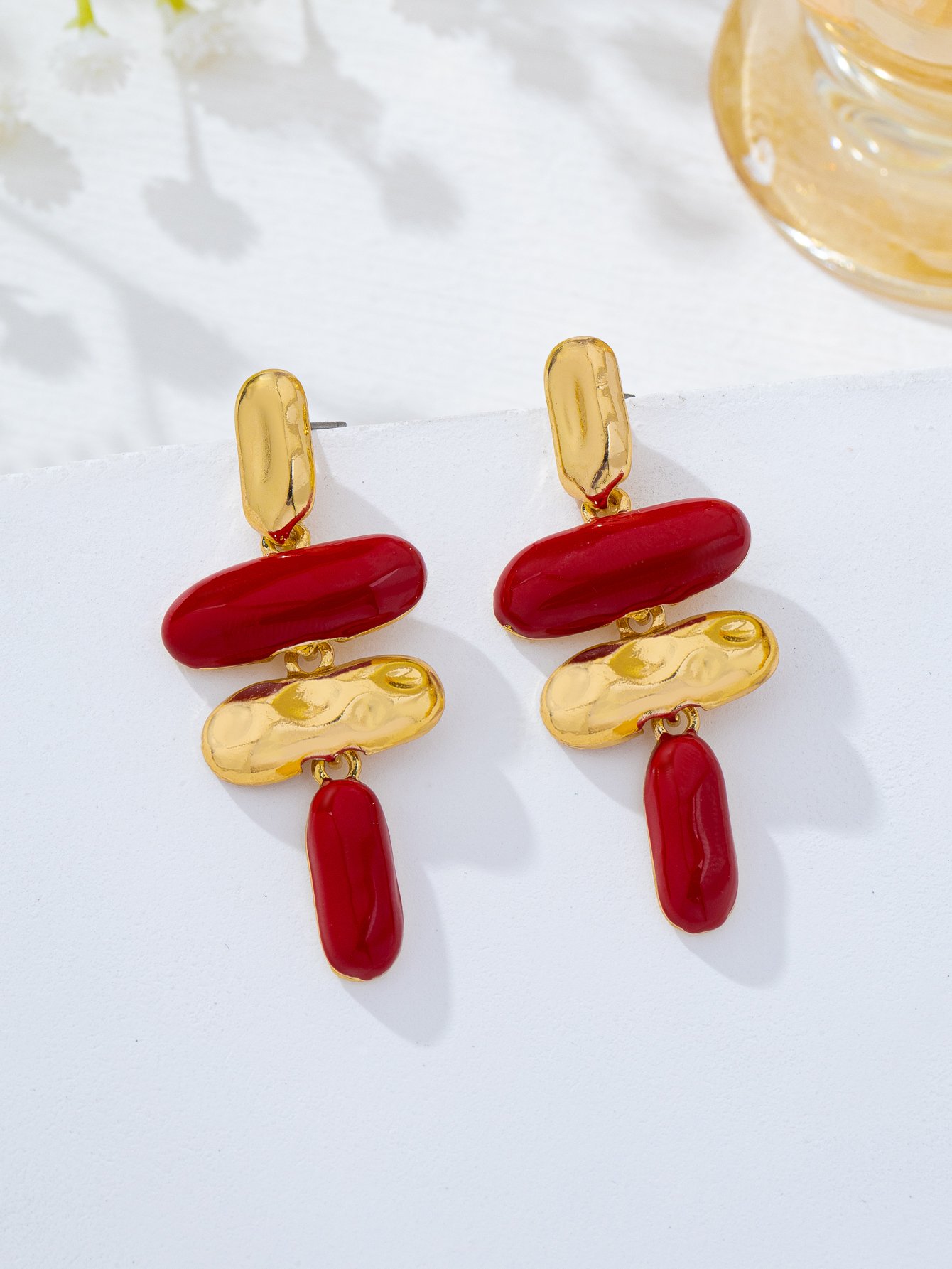 Striking Multi-Color Dangle Earrings for Everyday Wear.