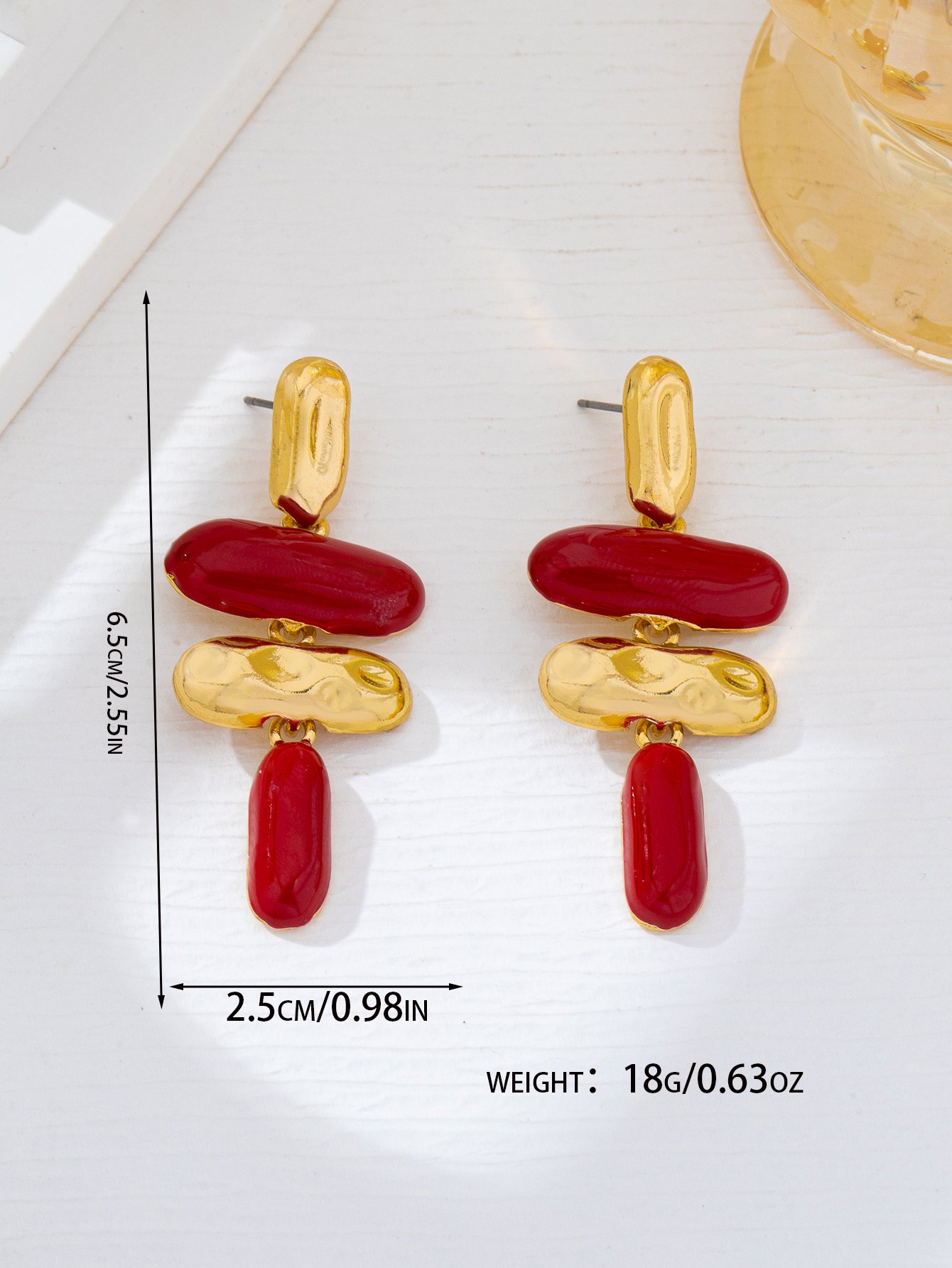 Striking Multi-Color Dangle Earrings for Everyday Wear.