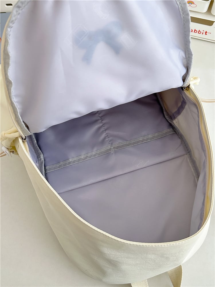 Sky Blue Bowknot Backpack