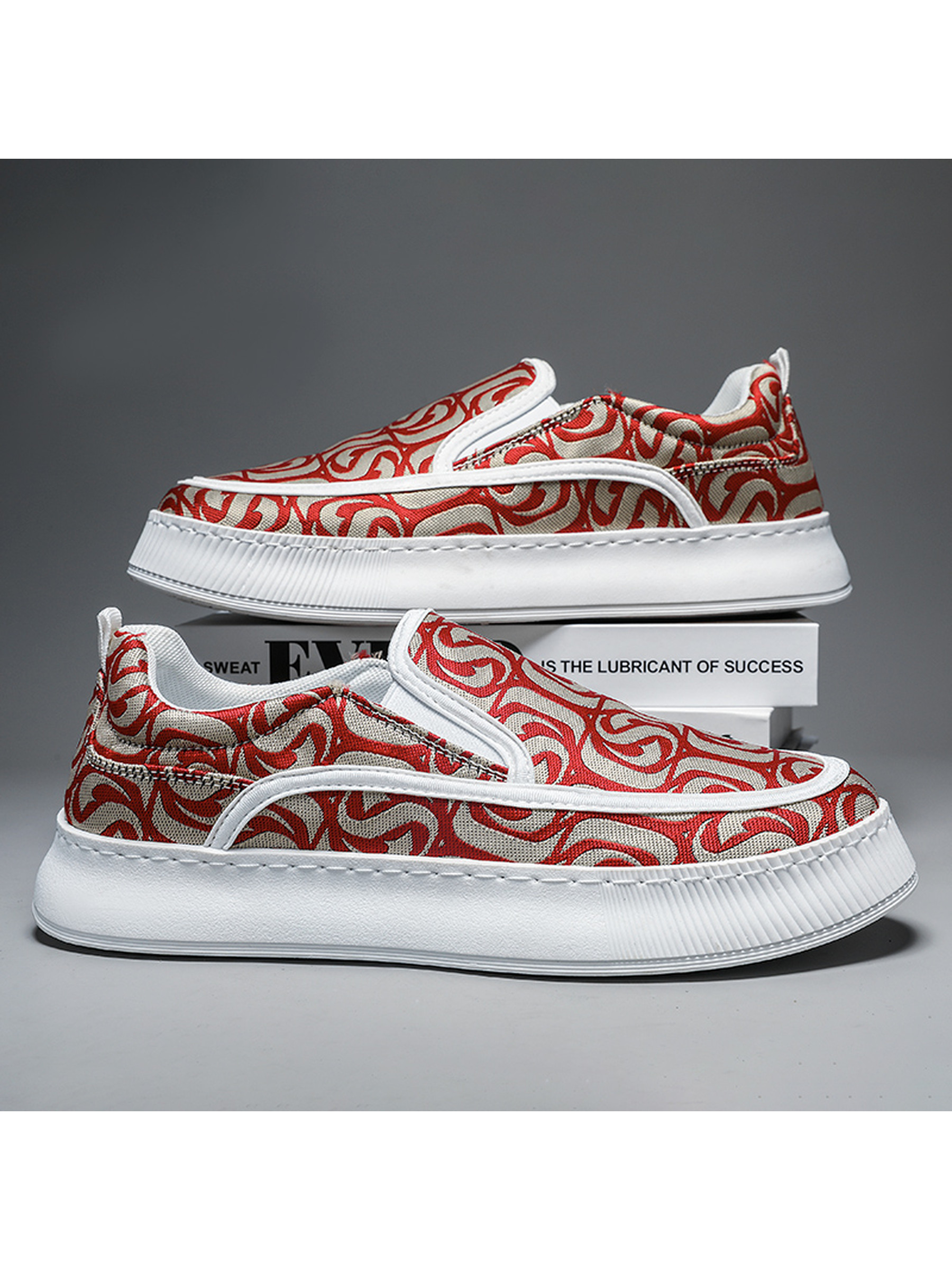 Men Textile Slip-On Casual Shoes