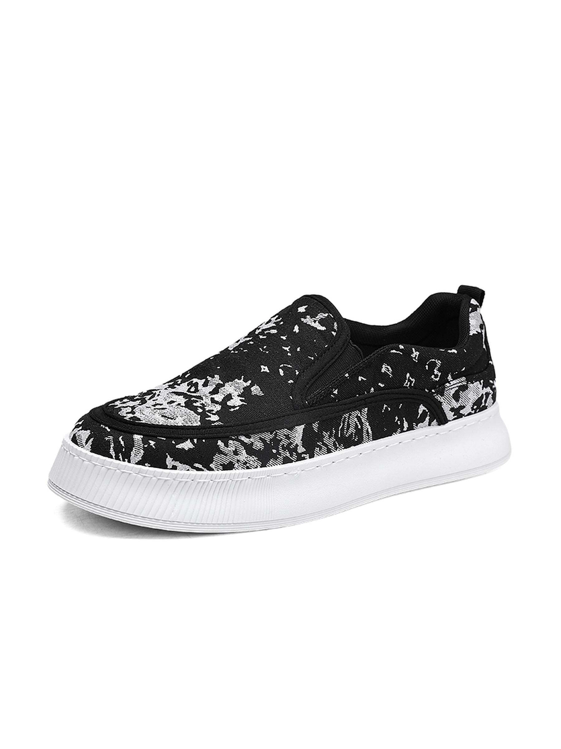 Men Textile Slip-On Casual Shoes
