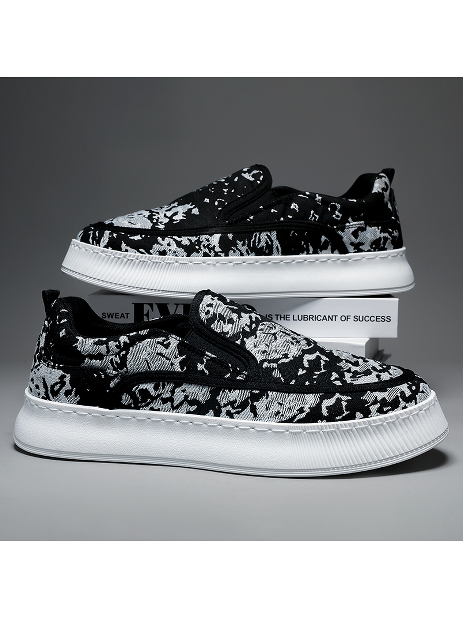 Men Textile Slip-On Casual Shoes