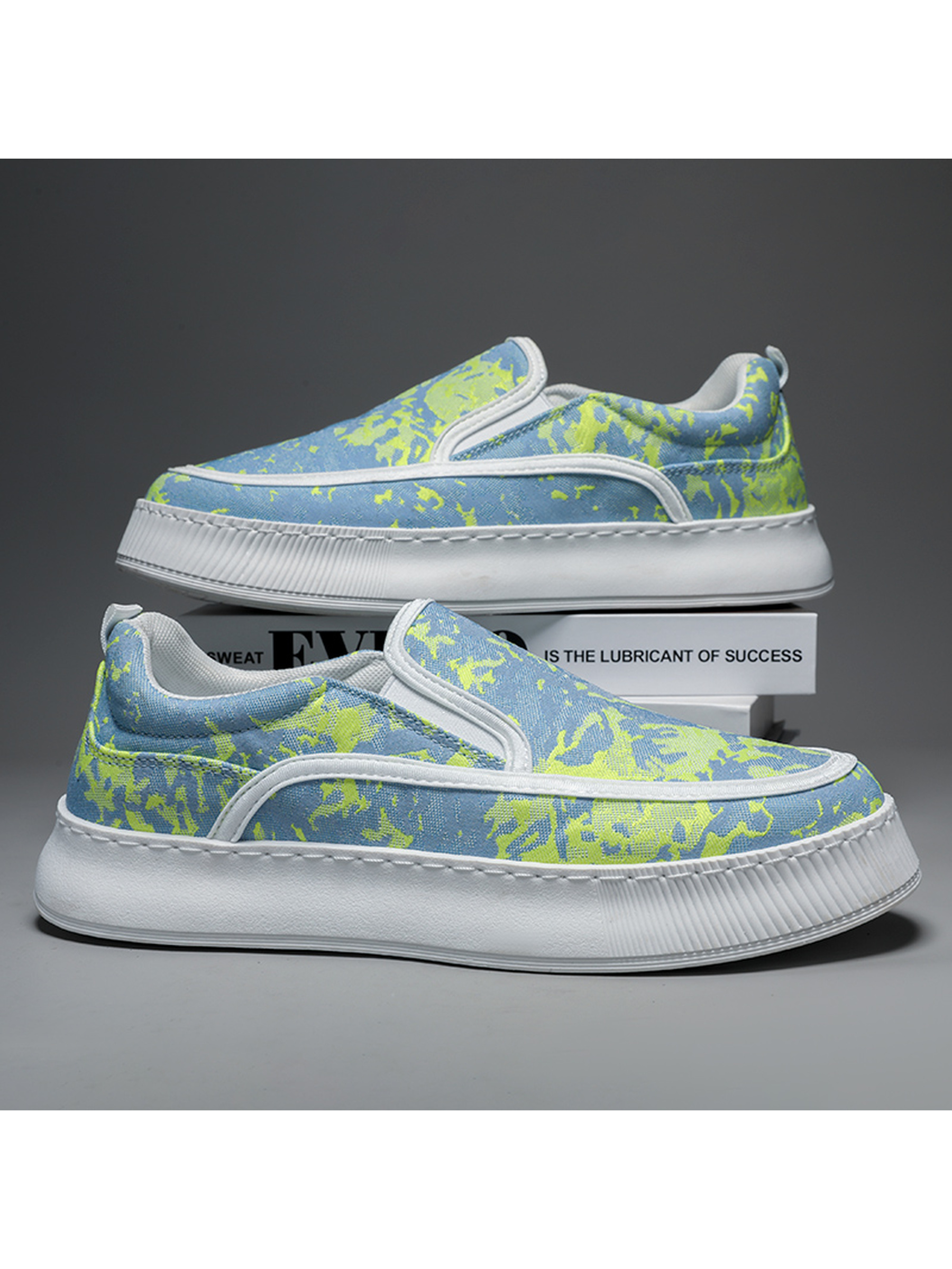 Men Textile Slip-On Casual Shoes