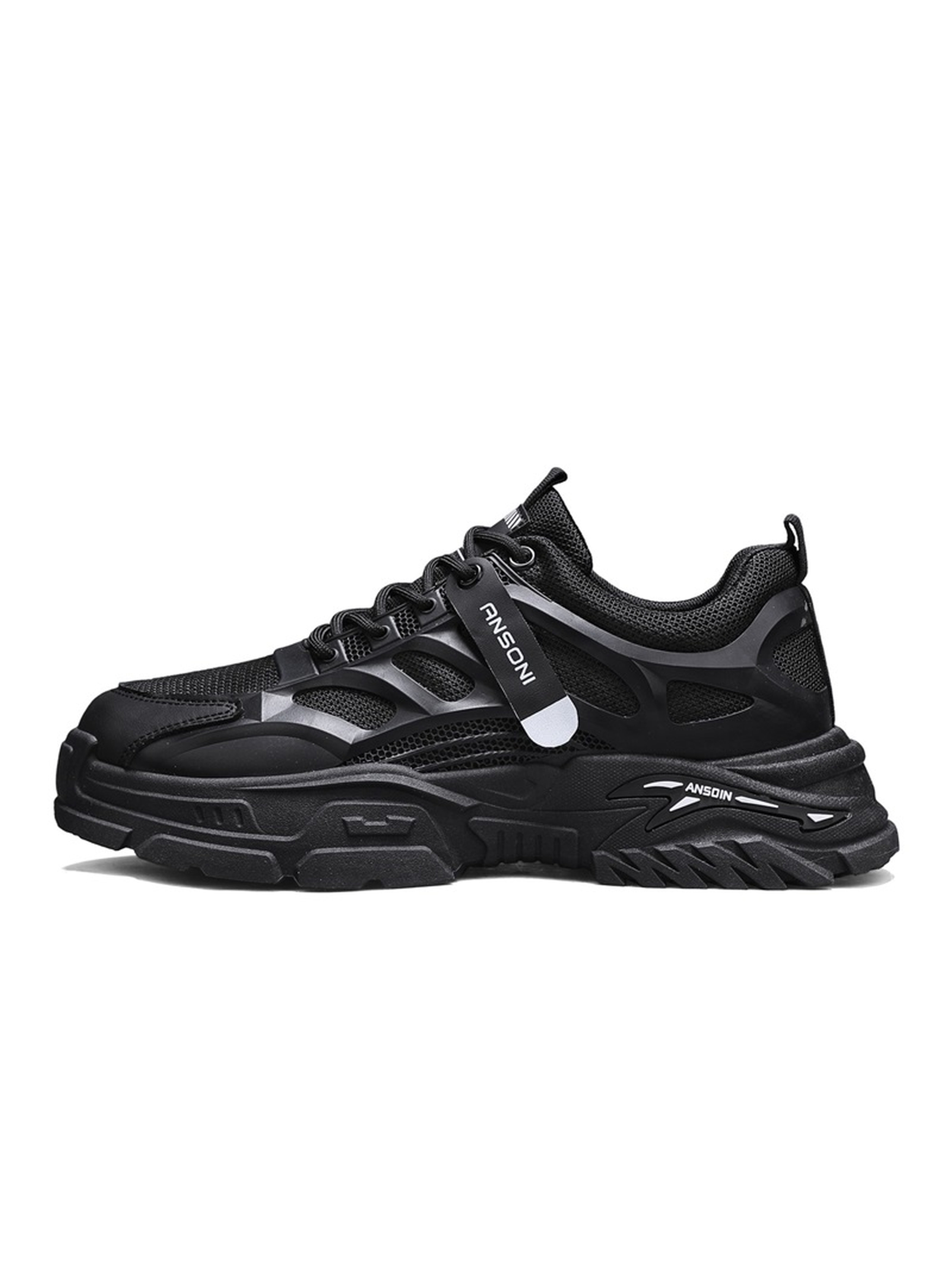 Men Mesh Lace-Up Sports Sneakers