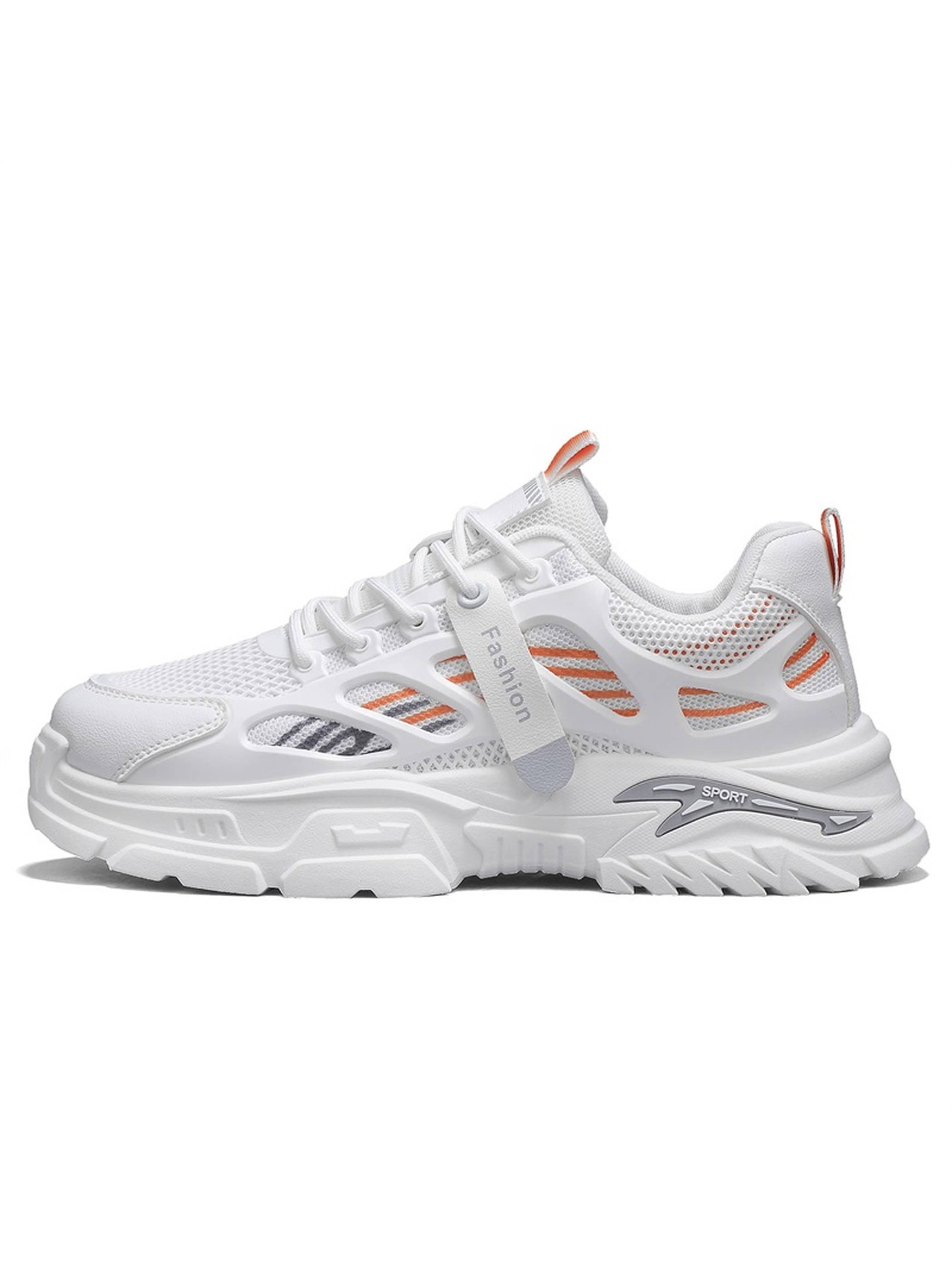 Men Mesh Lace-Up Sports Sneakers