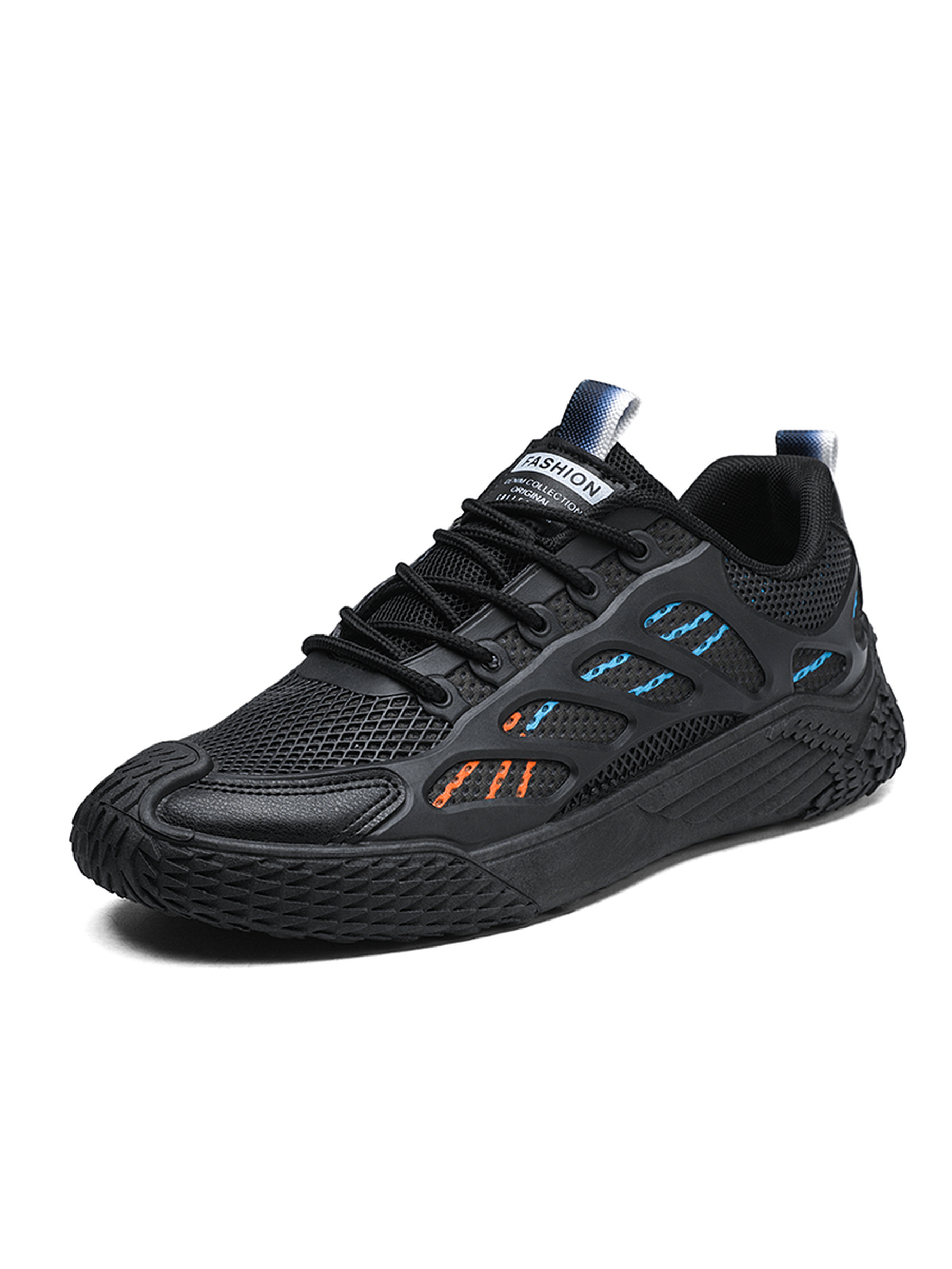 Men Mesh Lace-Up Sports Sneakers