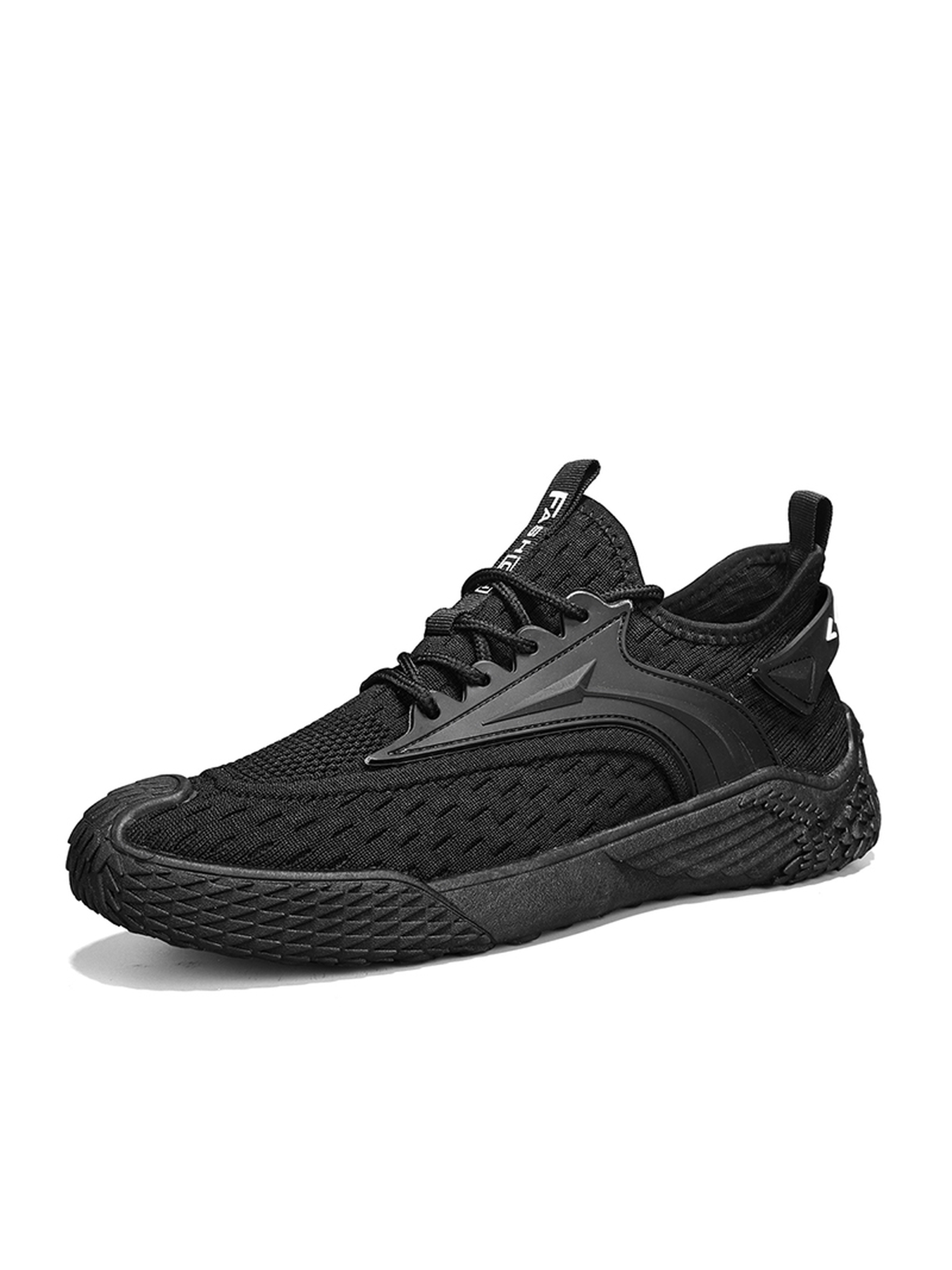 Men Flyknit Lace-Up Sports Sneakers