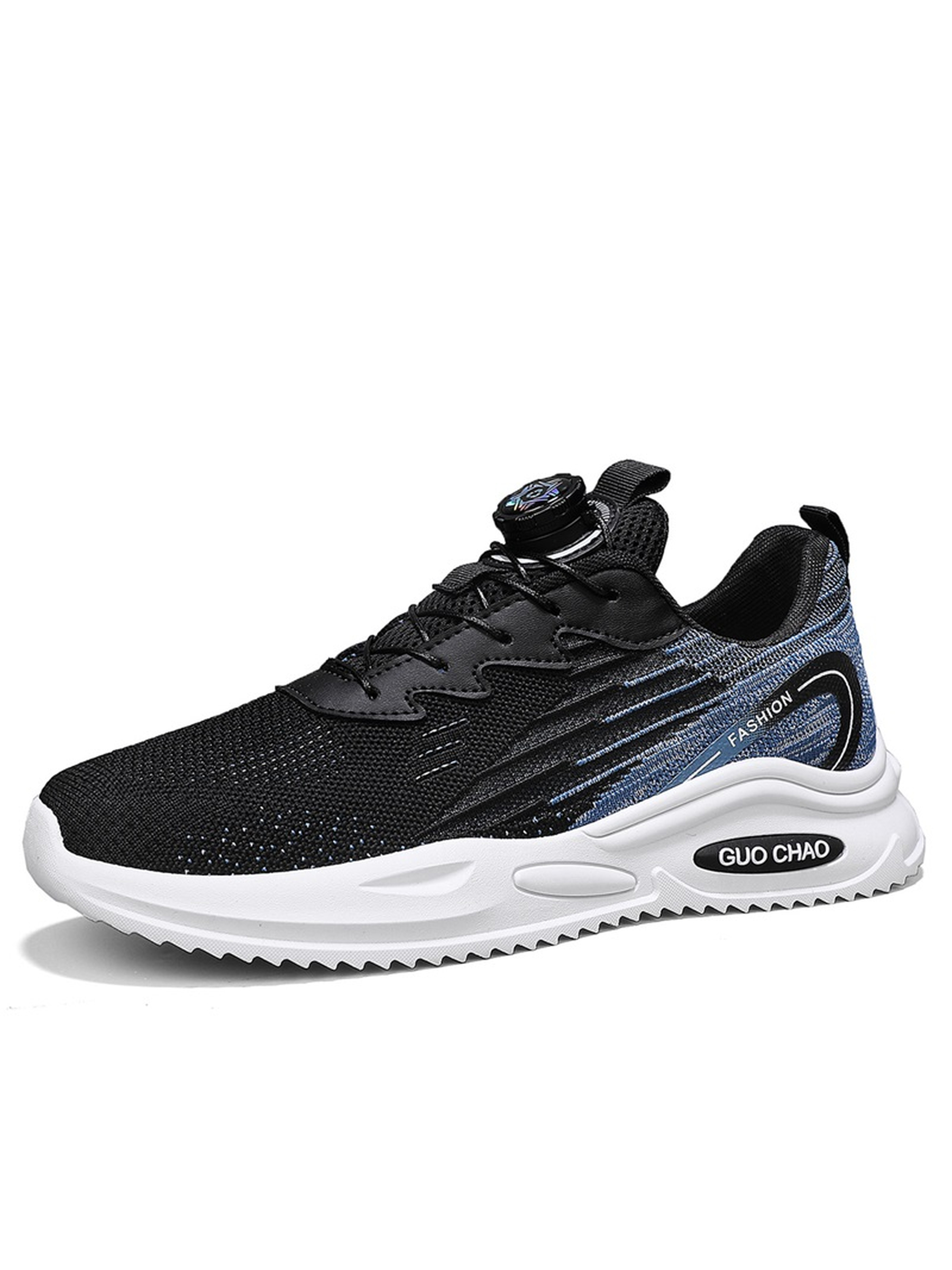 Men Flyknit Lace-Up Sports Sneakers