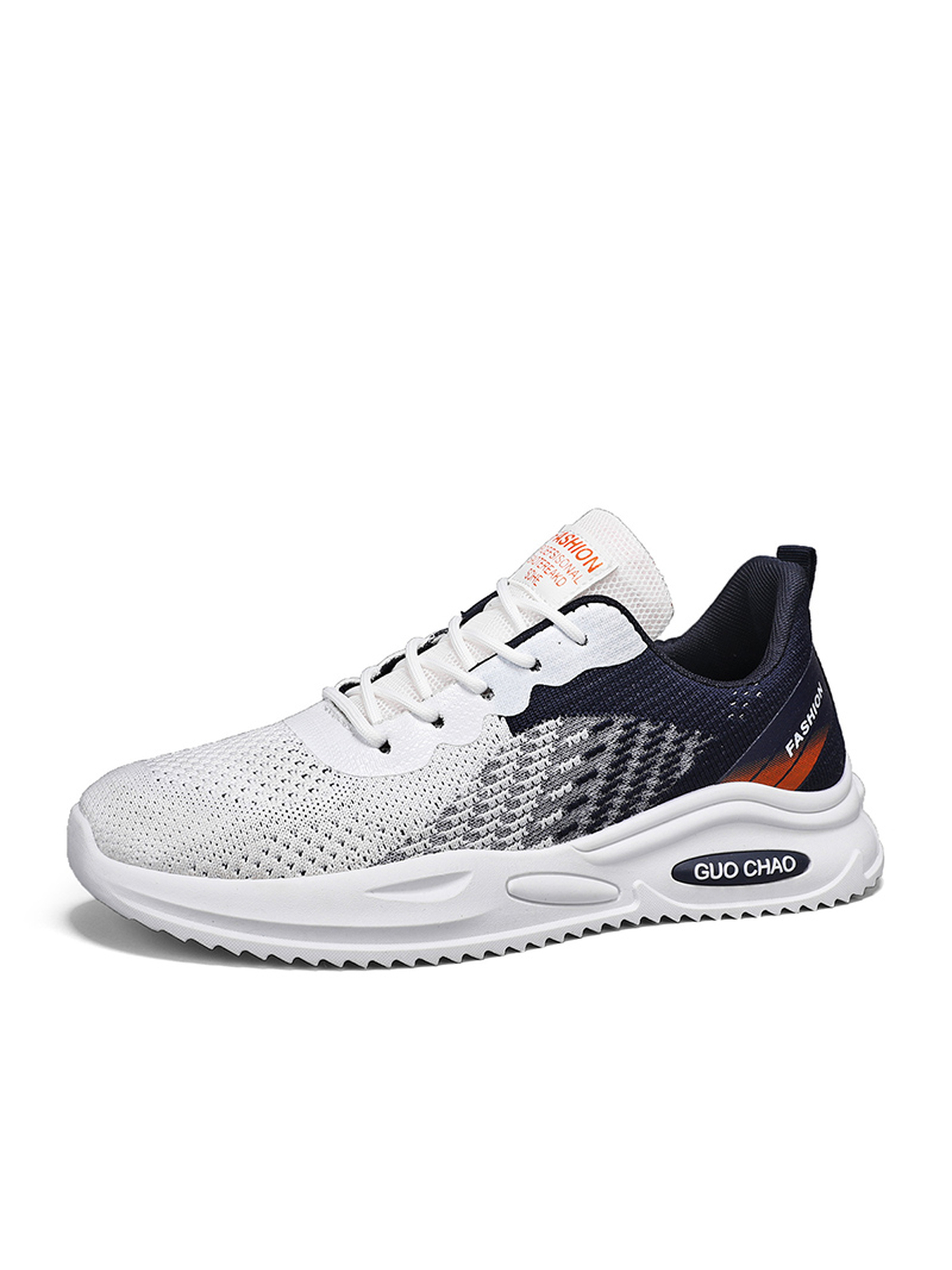 Men Flyknit Lace-Up Sports Sneakers