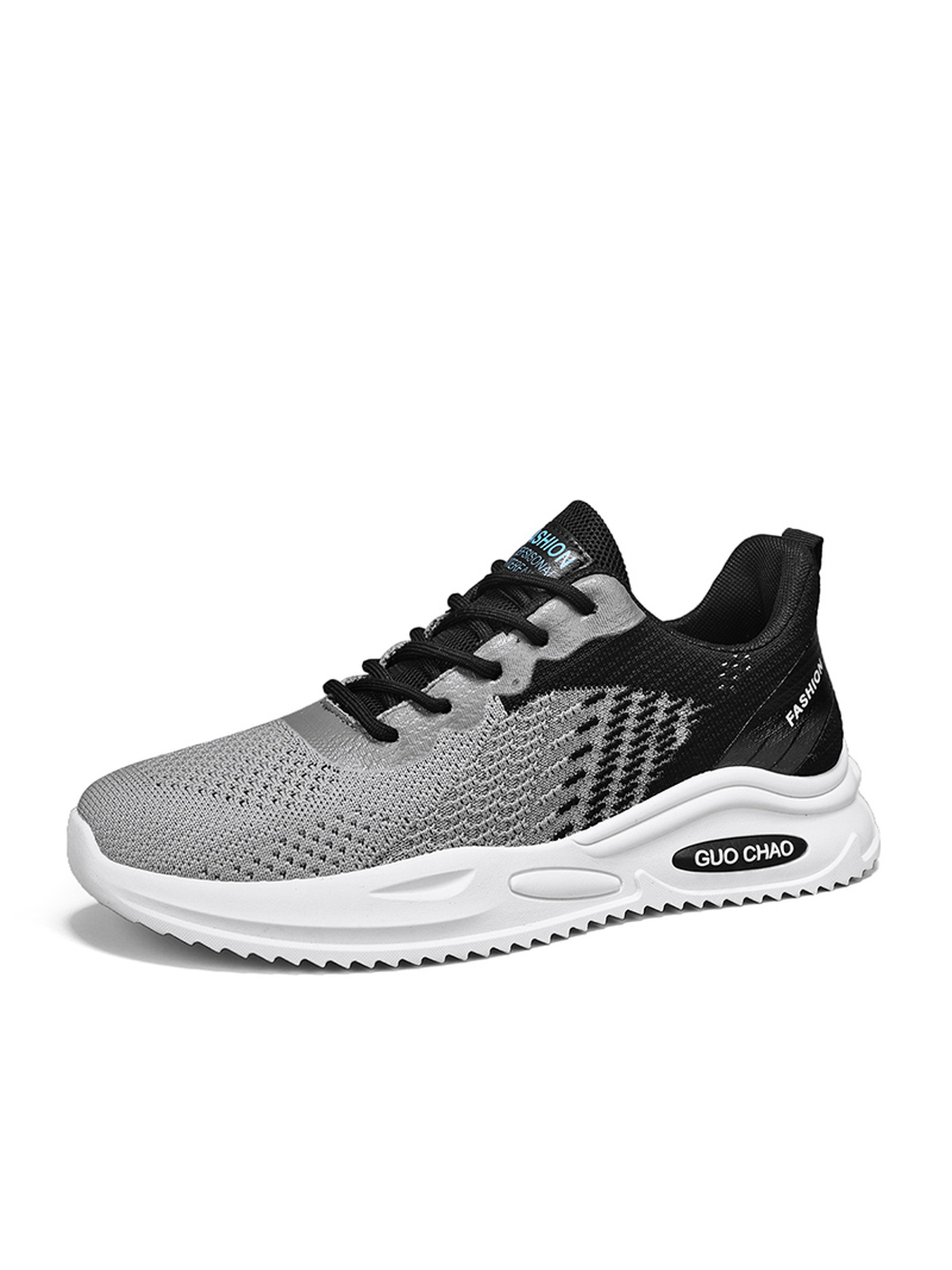 Men Flyknit Lace-Up Sports Sneakers