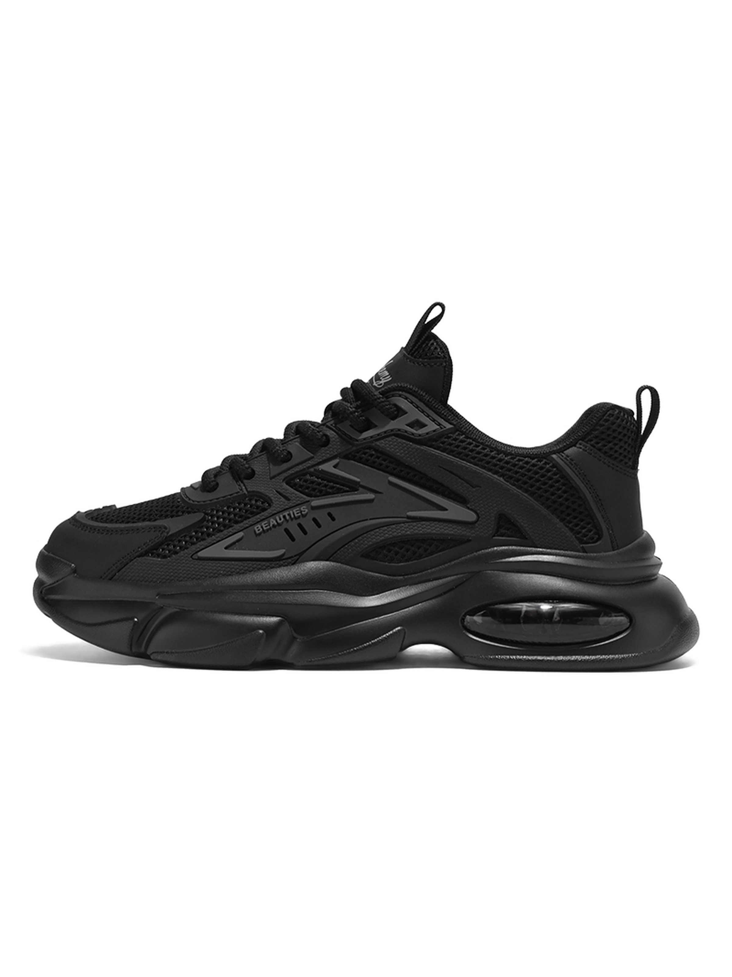 Men Breathable Lace-Up Sports Sneakers