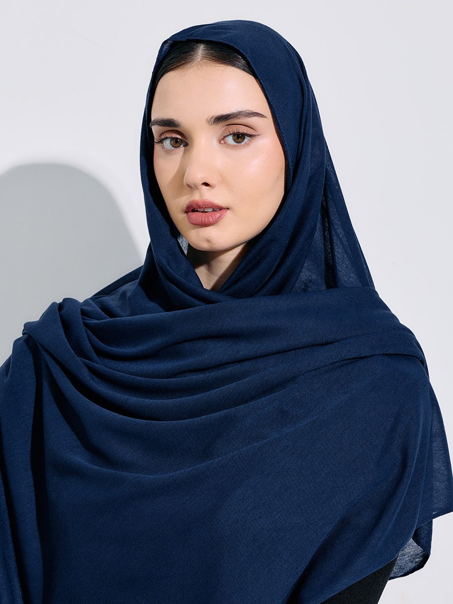 حجاب 80*180 سم كحلي