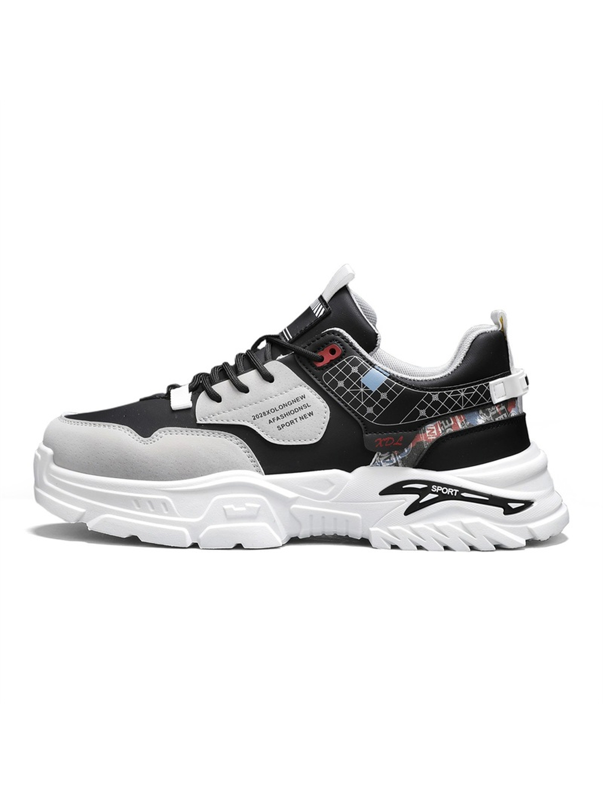 Men PU Utility Casual Sneakers
